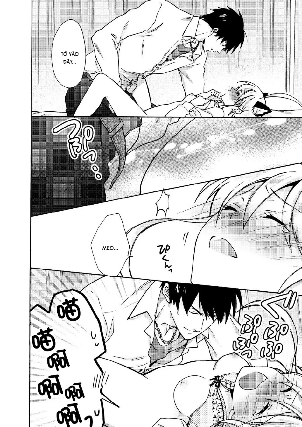 HentaiVN.net - Ảnh 33 - Nyotaika Yankee Gakuen [Ore no Hajimete, Nerawaretemasu.; Nyotaika Yankee Gakuen ☆ Ore no Hajimete, Nerawaretemasu. Alternative : Genderbender Yankee School ☆] - Chap 10: Biến thành mèo