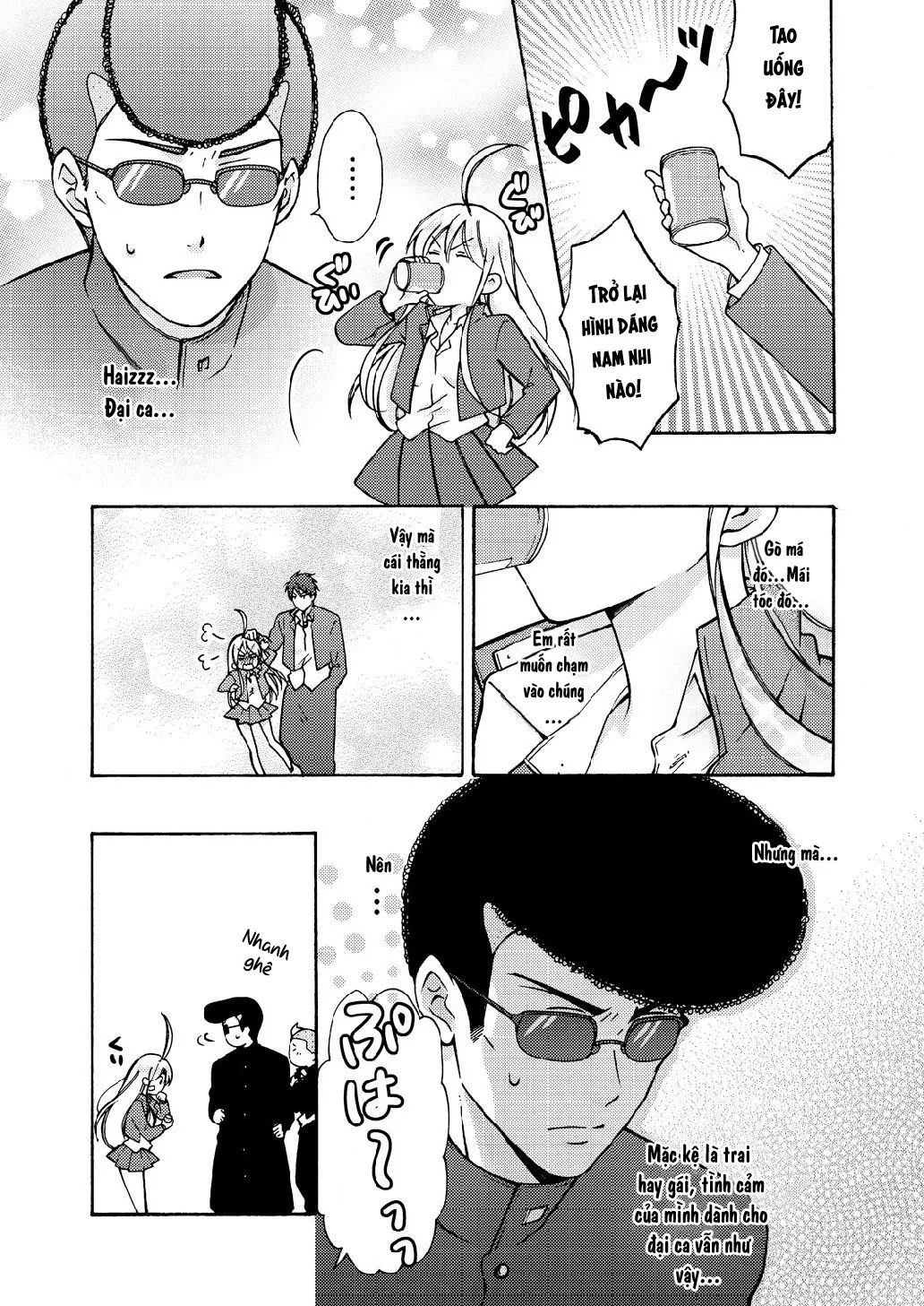 HentaiVN.net - Ảnh 4 - Nyotaika Yankee Gakuen [Ore no Hajimete, Nerawaretemasu.; Nyotaika Yankee Gakuen ☆ Ore no Hajimete, Nerawaretemasu. Alternative : Genderbender Yankee School ☆] - Chap 10: Biến thành mèo