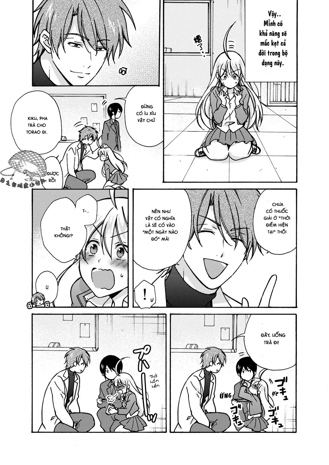 HentaiVN.net - Ảnh 18 - Nyotaika Yankee Gakuen [Ore no Hajimete, Nerawaretemasu.; Nyotaika Yankee Gakuen ☆ Ore no Hajimete, Nerawaretemasu. Alternative : Genderbender Yankee School ☆] - Chap 11: Gặp Naomichi, người chế ra nước biến thành con gái!