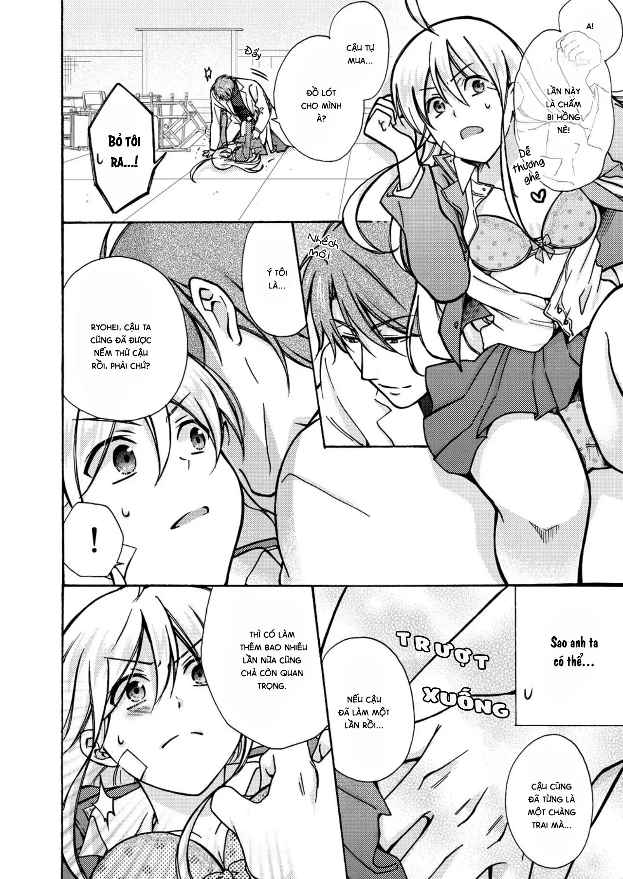 HentaiVN.net - Ảnh 19 - Nyotaika Yankee Gakuen [Ore no Hajimete, Nerawaretemasu.; Nyotaika Yankee Gakuen ☆ Ore no Hajimete, Nerawaretemasu. Alternative : Genderbender Yankee School ☆] - Chap 12: Naomichi nhập học