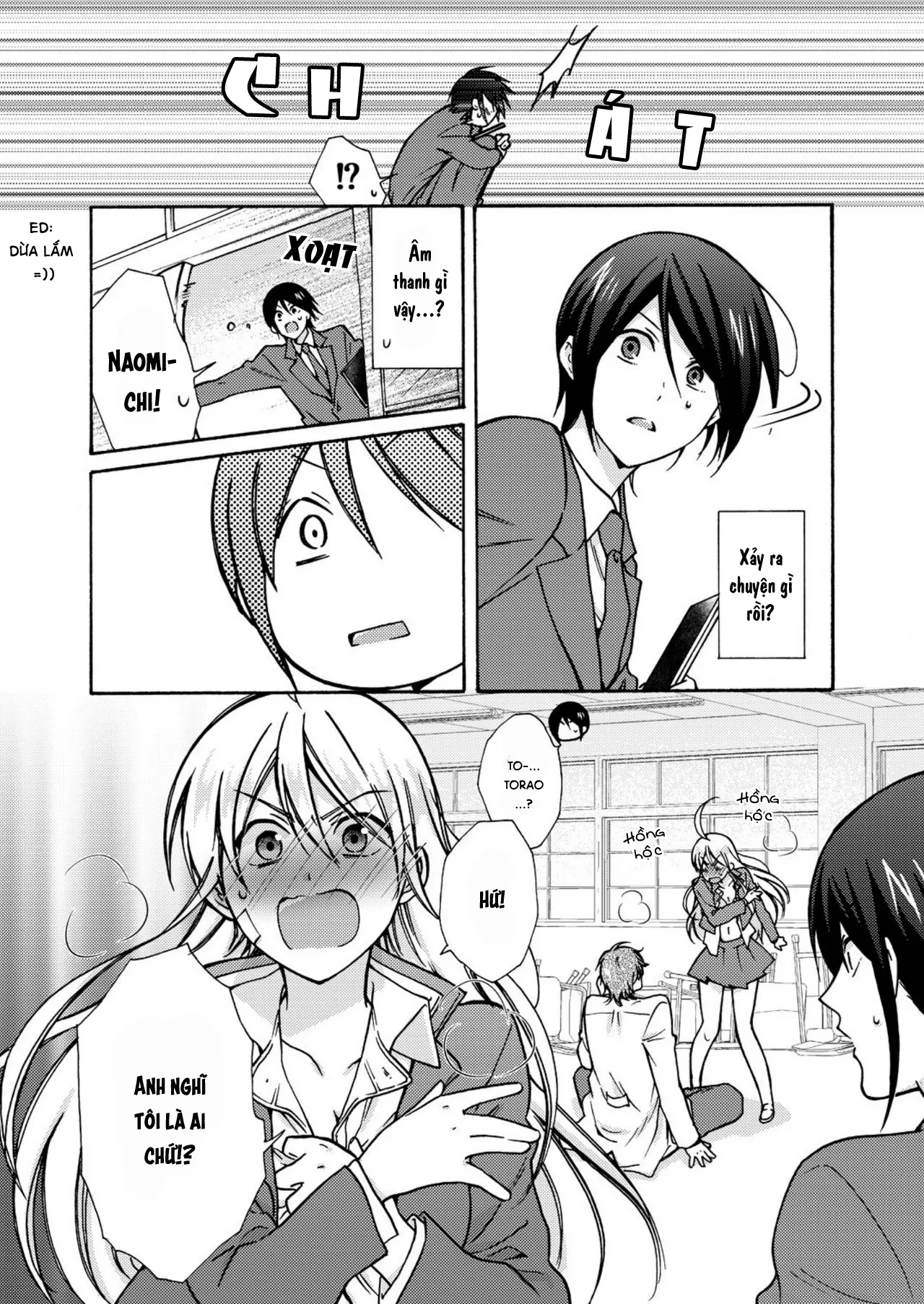 HentaiVN.net - Ảnh 23 - Nyotaika Yankee Gakuen [Ore no Hajimete, Nerawaretemasu.; Nyotaika Yankee Gakuen ☆ Ore no Hajimete, Nerawaretemasu. Alternative : Genderbender Yankee School ☆] - Chap 12: Naomichi nhập học