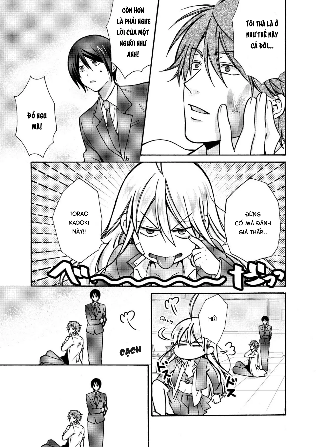 HentaiVN.net - Ảnh 24 - Nyotaika Yankee Gakuen [Ore no Hajimete, Nerawaretemasu.; Nyotaika Yankee Gakuen ☆ Ore no Hajimete, Nerawaretemasu. Alternative : Genderbender Yankee School ☆] - Chap 12: Naomichi nhập học