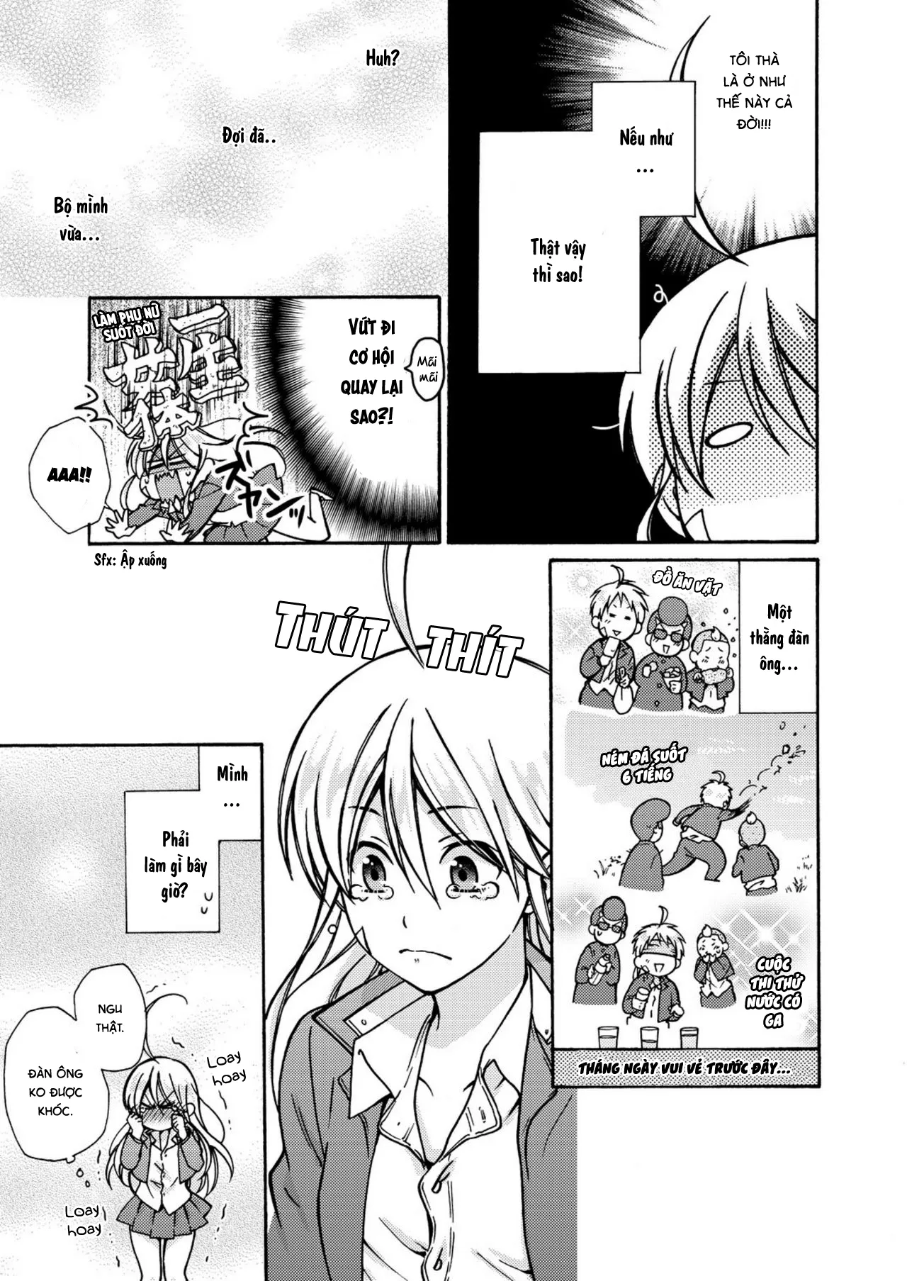 HentaiVN.net - Ảnh 26 - Nyotaika Yankee Gakuen [Ore no Hajimete, Nerawaretemasu.; Nyotaika Yankee Gakuen ☆ Ore no Hajimete, Nerawaretemasu. Alternative : Genderbender Yankee School ☆] - Chap 12: Naomichi nhập học