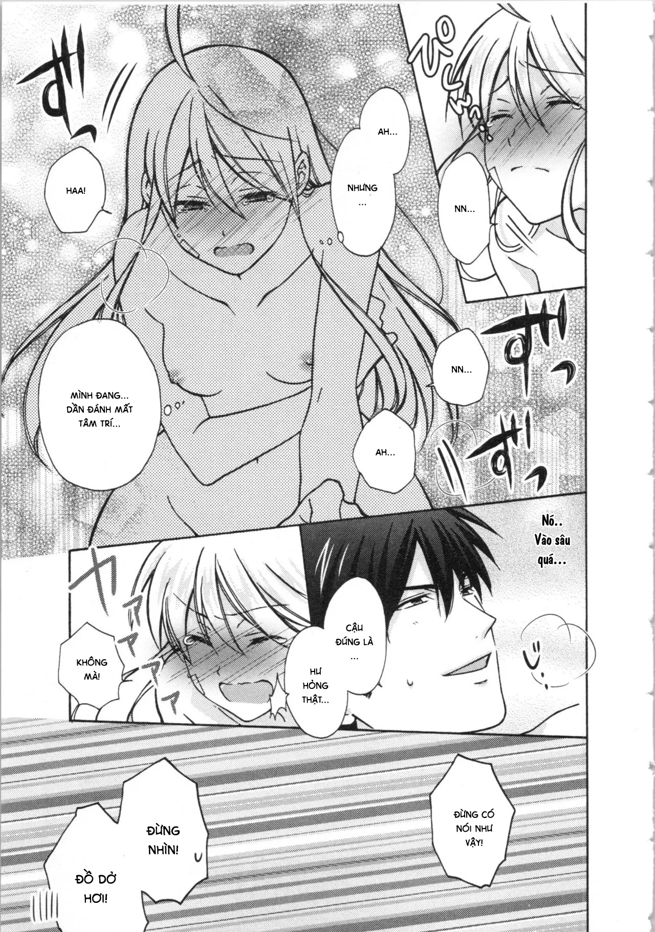 HentaiVN.net - Ảnh 12 - Nyotaika Yankee Gakuen [Ore no Hajimete, Nerawaretemasu.; Nyotaika Yankee Gakuen ☆ Ore no Hajimete, Nerawaretemasu. Alternative : Genderbender Yankee School ☆] - Chap 14.1: Định nghĩa mới của trận đấu