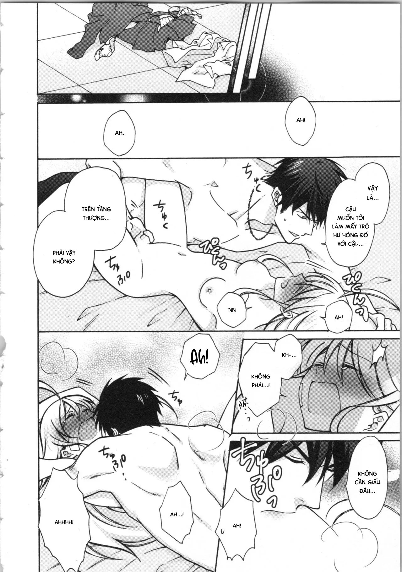 HentaiVN.net - Ảnh 5 - Nyotaika Yankee Gakuen [Ore no Hajimete, Nerawaretemasu.; Nyotaika Yankee Gakuen ☆ Ore no Hajimete, Nerawaretemasu. Alternative : Genderbender Yankee School ☆] - Chap 14.1: Định nghĩa mới của trận đấu