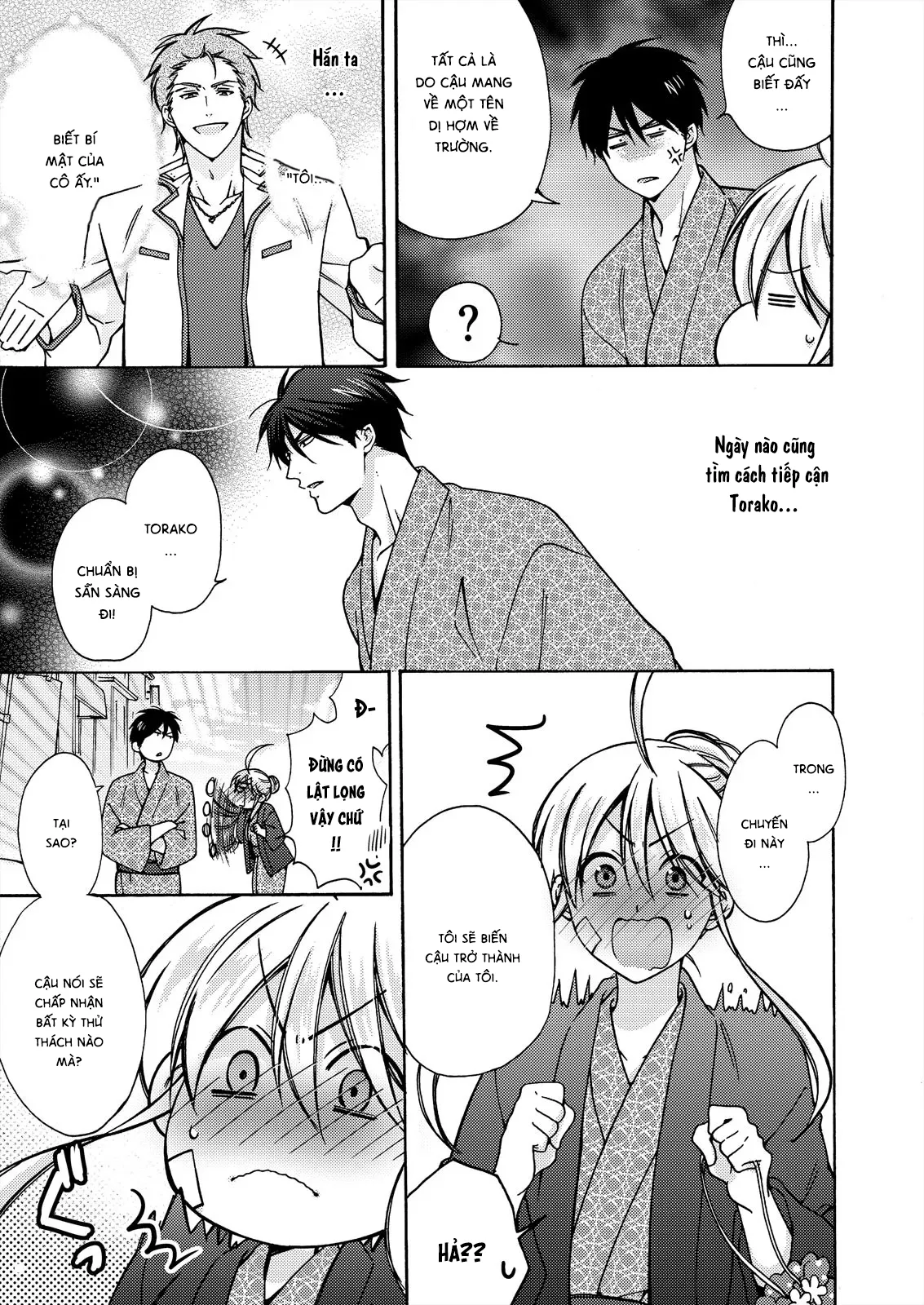 HentaiVN.net - Ảnh 6 - Nyotaika Yankee Gakuen [Ore no Hajimete, Nerawaretemasu.; Nyotaika Yankee Gakuen ☆ Ore no Hajimete, Nerawaretemasu. Alternative : Genderbender Yankee School ☆] - Chap 14.2: Cùng nhau đi suối nước nóng