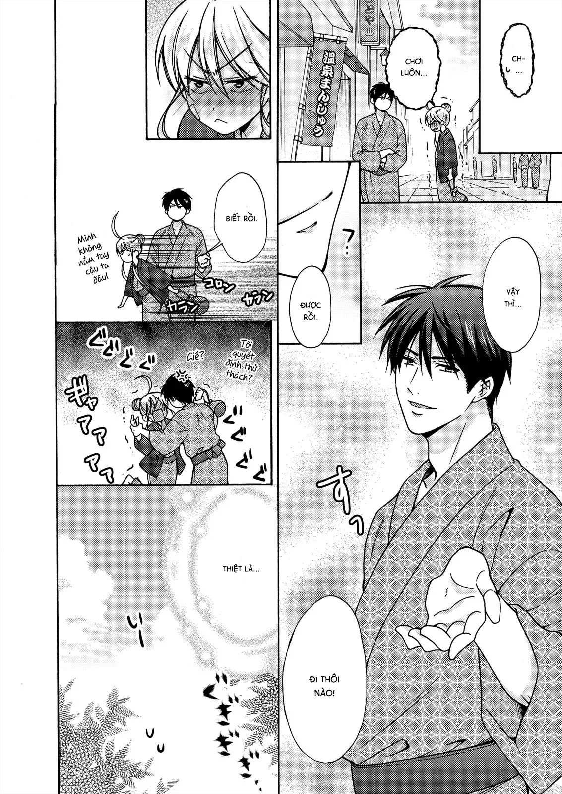 HentaiVN.net - Ảnh 7 - Nyotaika Yankee Gakuen [Ore no Hajimete, Nerawaretemasu.; Nyotaika Yankee Gakuen ☆ Ore no Hajimete, Nerawaretemasu. Alternative : Genderbender Yankee School ☆] - Chap 14.2: Cùng nhau đi suối nước nóng