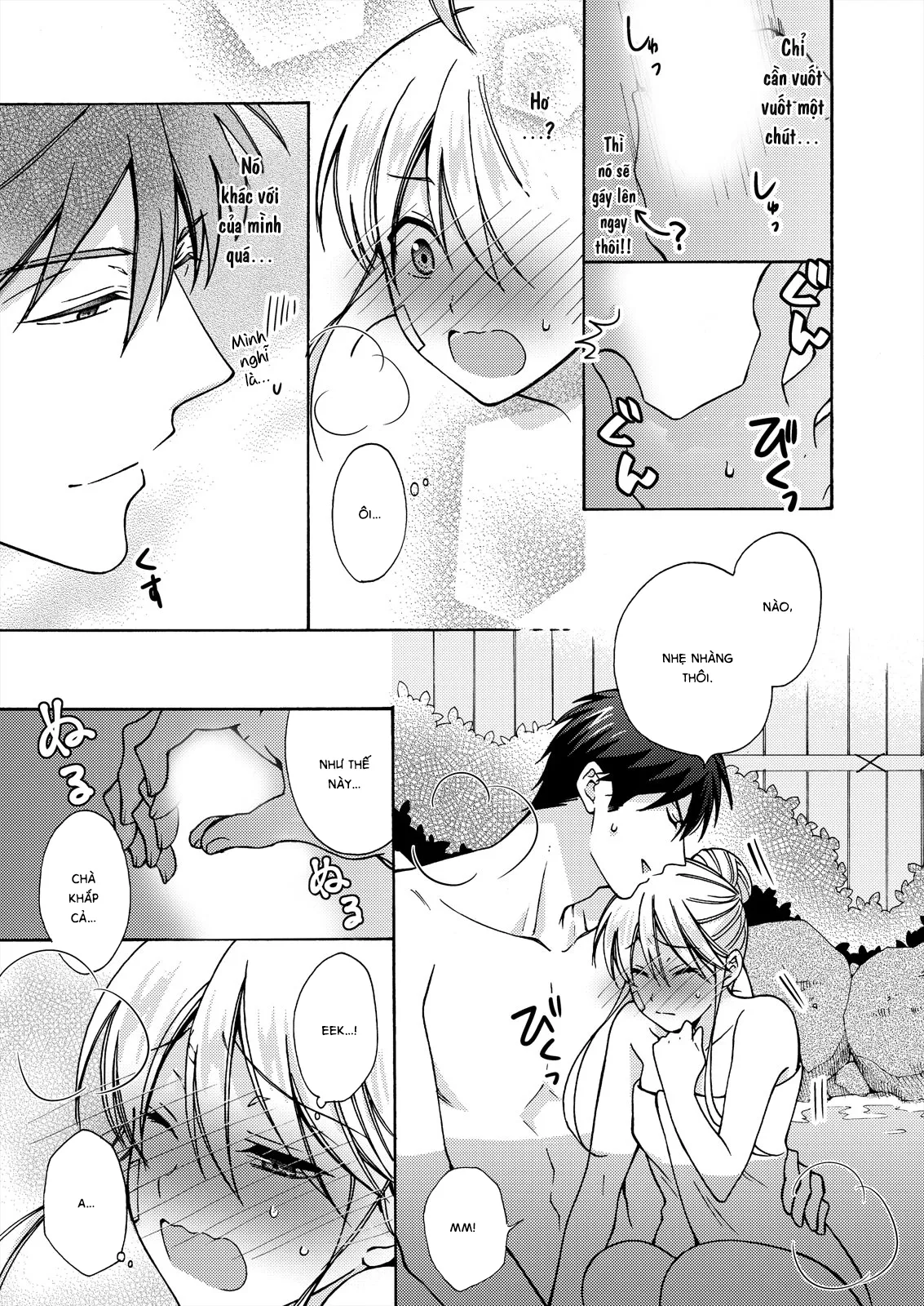 HentaiVN.net - Ảnh 15 - Nyotaika Yankee Gakuen [Ore no Hajimete, Nerawaretemasu.; Nyotaika Yankee Gakuen ☆ Ore no Hajimete, Nerawaretemasu. Alternative : Genderbender Yankee School ☆] - Chap 15: Bị Ryohei dụ ở suối nước nóng