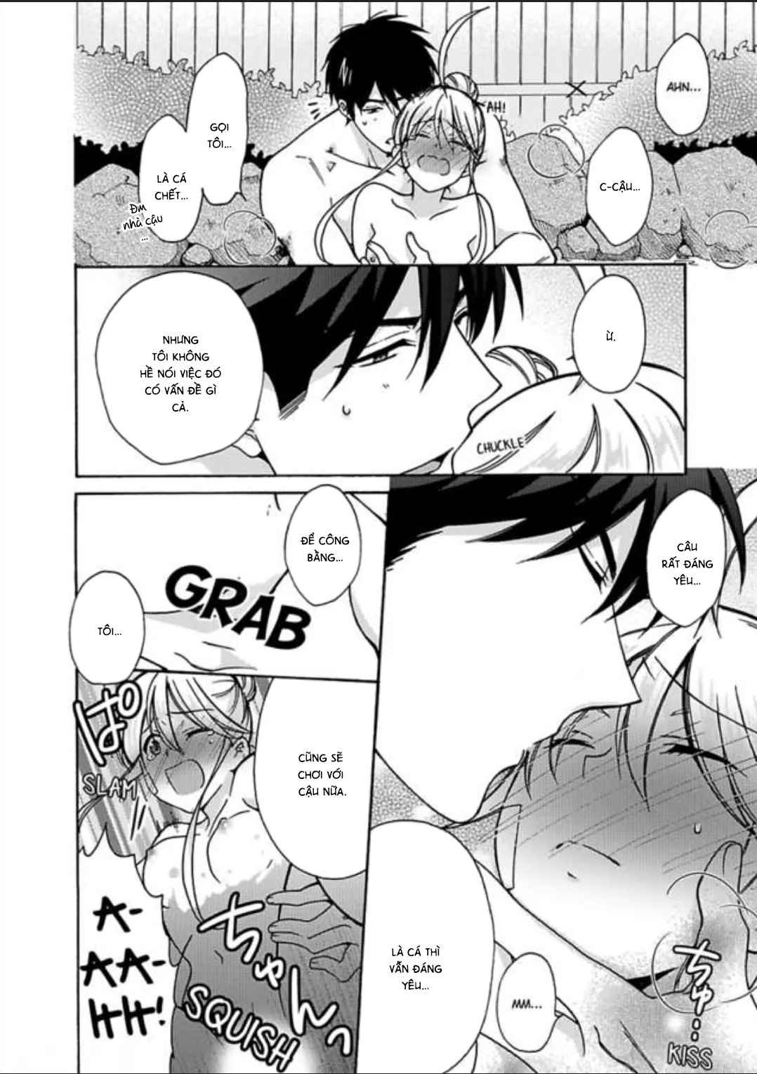 HentaiVN.net - Ảnh 20 - Nyotaika Yankee Gakuen [Ore no Hajimete, Nerawaretemasu.; Nyotaika Yankee Gakuen ☆ Ore no Hajimete, Nerawaretemasu. Alternative : Genderbender Yankee School ☆] - Chap 15: Bị Ryohei dụ ở suối nước nóng