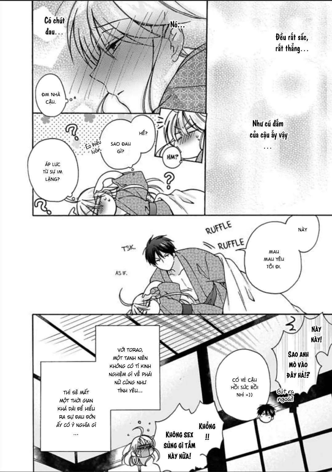 HentaiVN.net - Ảnh 26 - Nyotaika Yankee Gakuen [Ore no Hajimete, Nerawaretemasu.; Nyotaika Yankee Gakuen ☆ Ore no Hajimete, Nerawaretemasu. Alternative : Genderbender Yankee School ☆] - Chap 15: Bị Ryohei dụ ở suối nước nóng