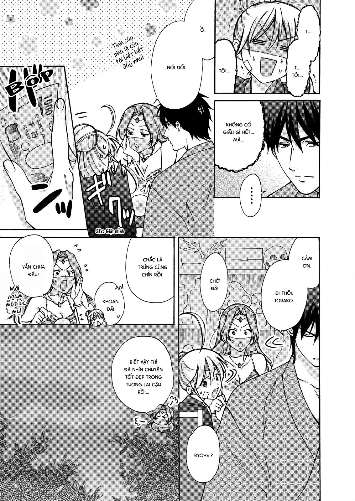 HentaiVN.net - Ảnh 3 - Nyotaika Yankee Gakuen [Ore no Hajimete, Nerawaretemasu.; Nyotaika Yankee Gakuen ☆ Ore no Hajimete, Nerawaretemasu. Alternative : Genderbender Yankee School ☆] - Chap 15: Bị Ryohei dụ ở suối nước nóng