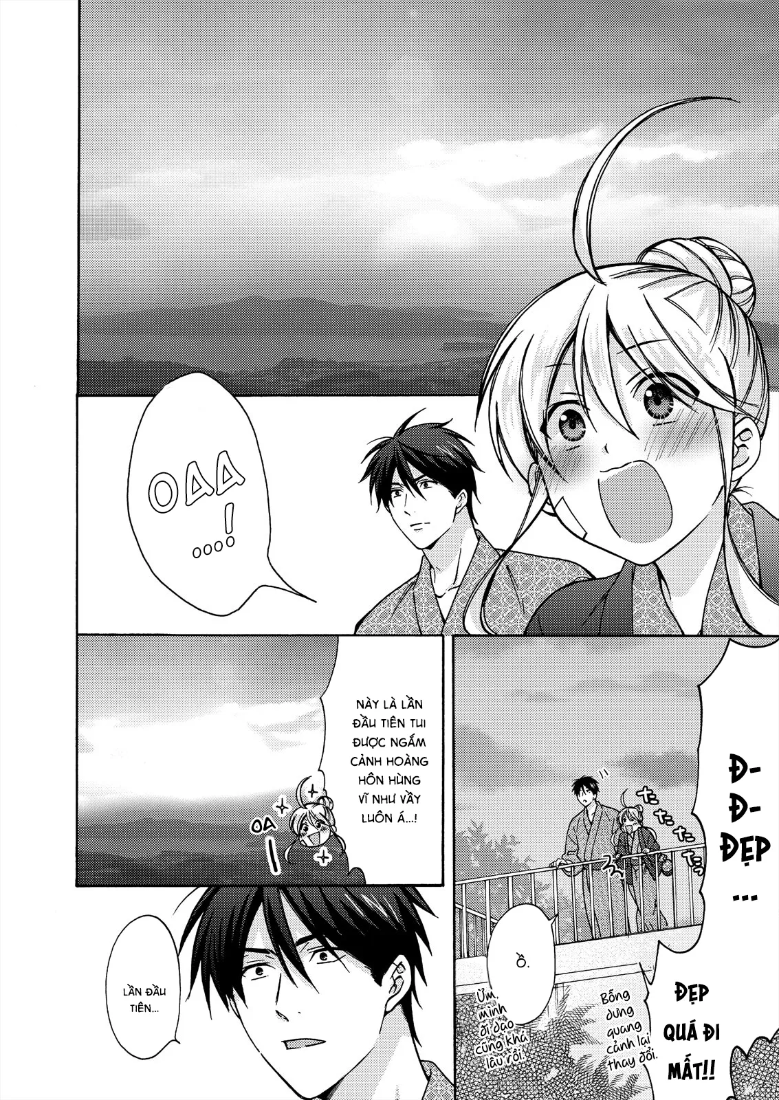 HentaiVN.net - Ảnh 6 - Nyotaika Yankee Gakuen [Ore no Hajimete, Nerawaretemasu.; Nyotaika Yankee Gakuen ☆ Ore no Hajimete, Nerawaretemasu. Alternative : Genderbender Yankee School ☆] - Chap 15: Bị Ryohei dụ ở suối nước nóng
