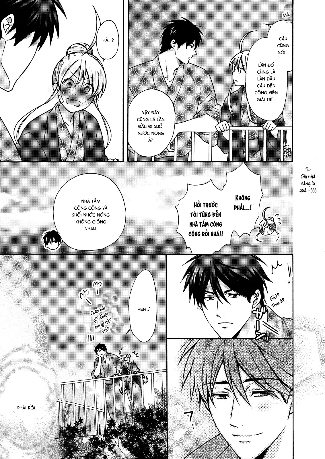 HentaiVN.net - Ảnh 7 - Nyotaika Yankee Gakuen [Ore no Hajimete, Nerawaretemasu.; Nyotaika Yankee Gakuen ☆ Ore no Hajimete, Nerawaretemasu. Alternative : Genderbender Yankee School ☆] - Chap 15: Bị Ryohei dụ ở suối nước nóng