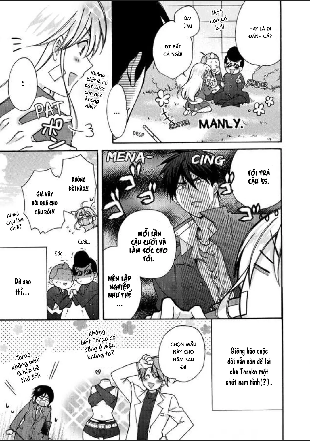 HentaiVN.net - Ảnh 10 - Nyotaika Yankee Gakuen [Ore no Hajimete, Nerawaretemasu.; Nyotaika Yankee Gakuen ☆ Ore no Hajimete, Nerawaretemasu. Alternative : Genderbender Yankee School ☆] - Chap 17.1: Em cứ việc học, kiếm tiền thì để anh lo :))