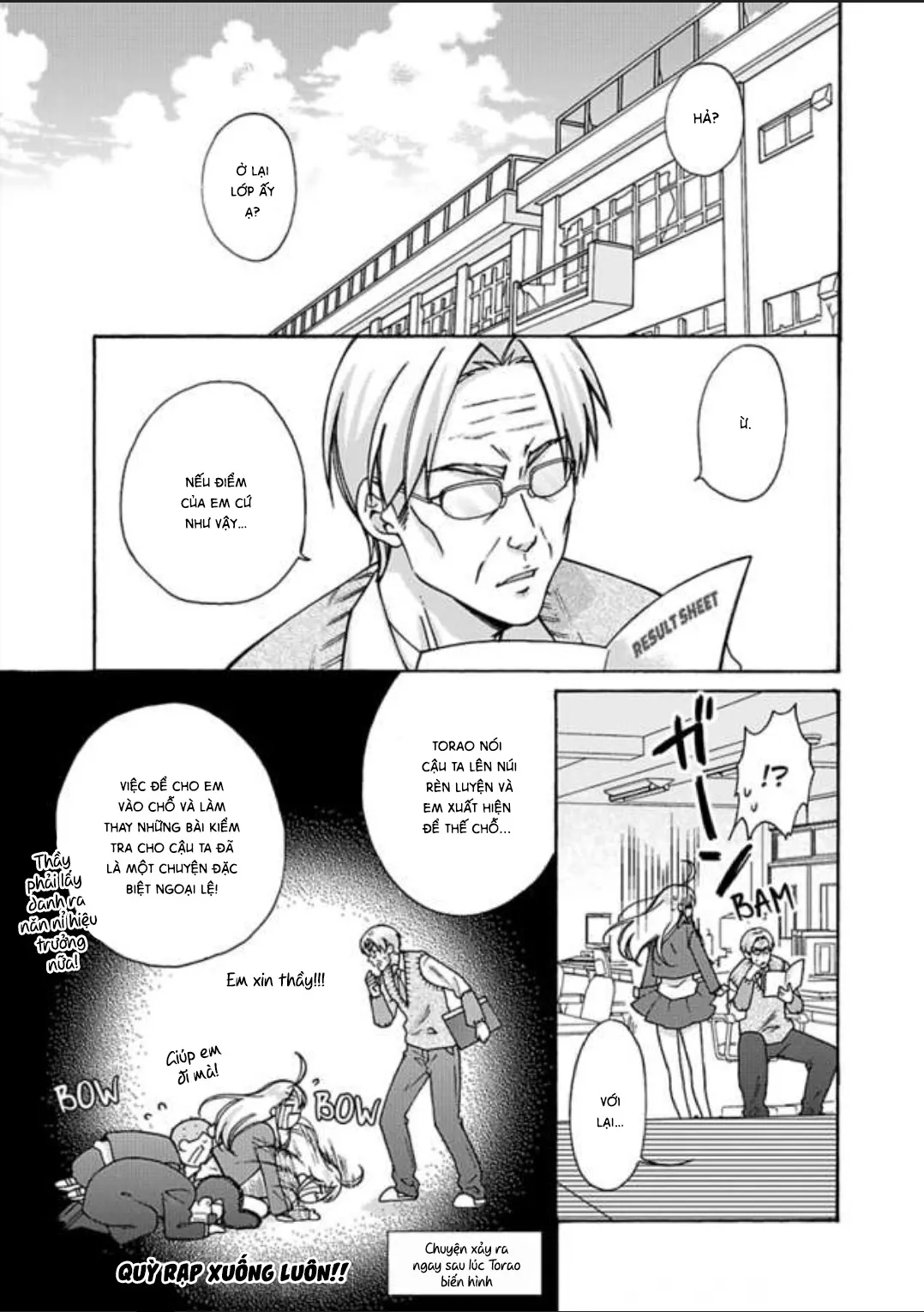 HentaiVN.net - Ảnh 11 - Nyotaika Yankee Gakuen [Ore no Hajimete, Nerawaretemasu.; Nyotaika Yankee Gakuen ☆ Ore no Hajimete, Nerawaretemasu. Alternative : Genderbender Yankee School ☆] - Chap 17.1: Em cứ việc học, kiếm tiền thì để anh lo :))