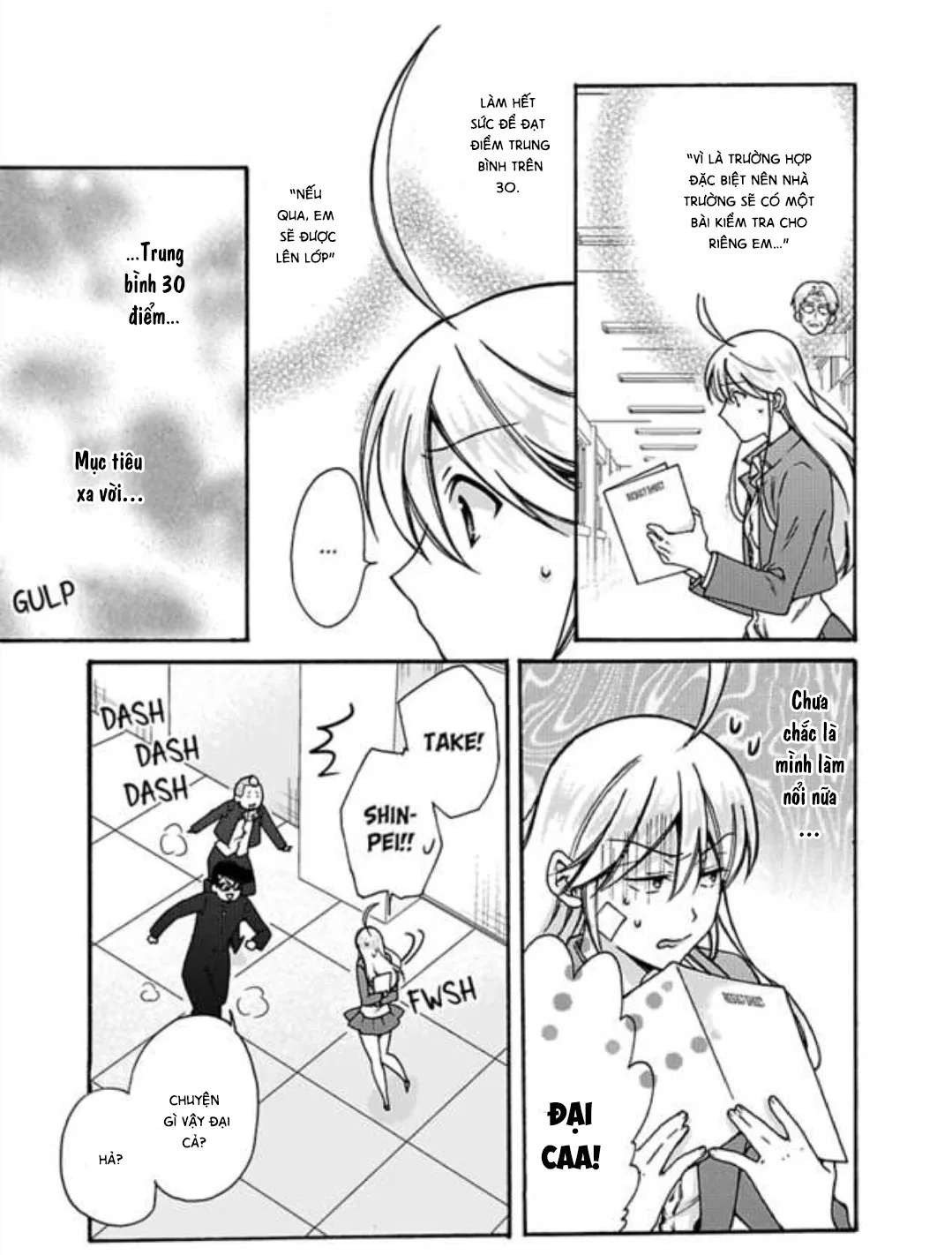 HentaiVN.net - Ảnh 13 - Nyotaika Yankee Gakuen [Ore no Hajimete, Nerawaretemasu.; Nyotaika Yankee Gakuen ☆ Ore no Hajimete, Nerawaretemasu. Alternative : Genderbender Yankee School ☆] - Chap 17.1: Em cứ việc học, kiếm tiền thì để anh lo :))