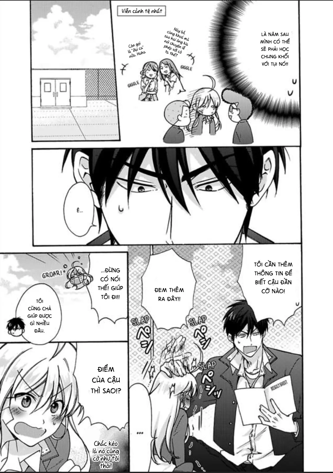 HentaiVN.net - Ảnh 15 - Nyotaika Yankee Gakuen [Ore no Hajimete, Nerawaretemasu.; Nyotaika Yankee Gakuen ☆ Ore no Hajimete, Nerawaretemasu. Alternative : Genderbender Yankee School ☆] - Chap 17.1: Em cứ việc học, kiếm tiền thì để anh lo :))