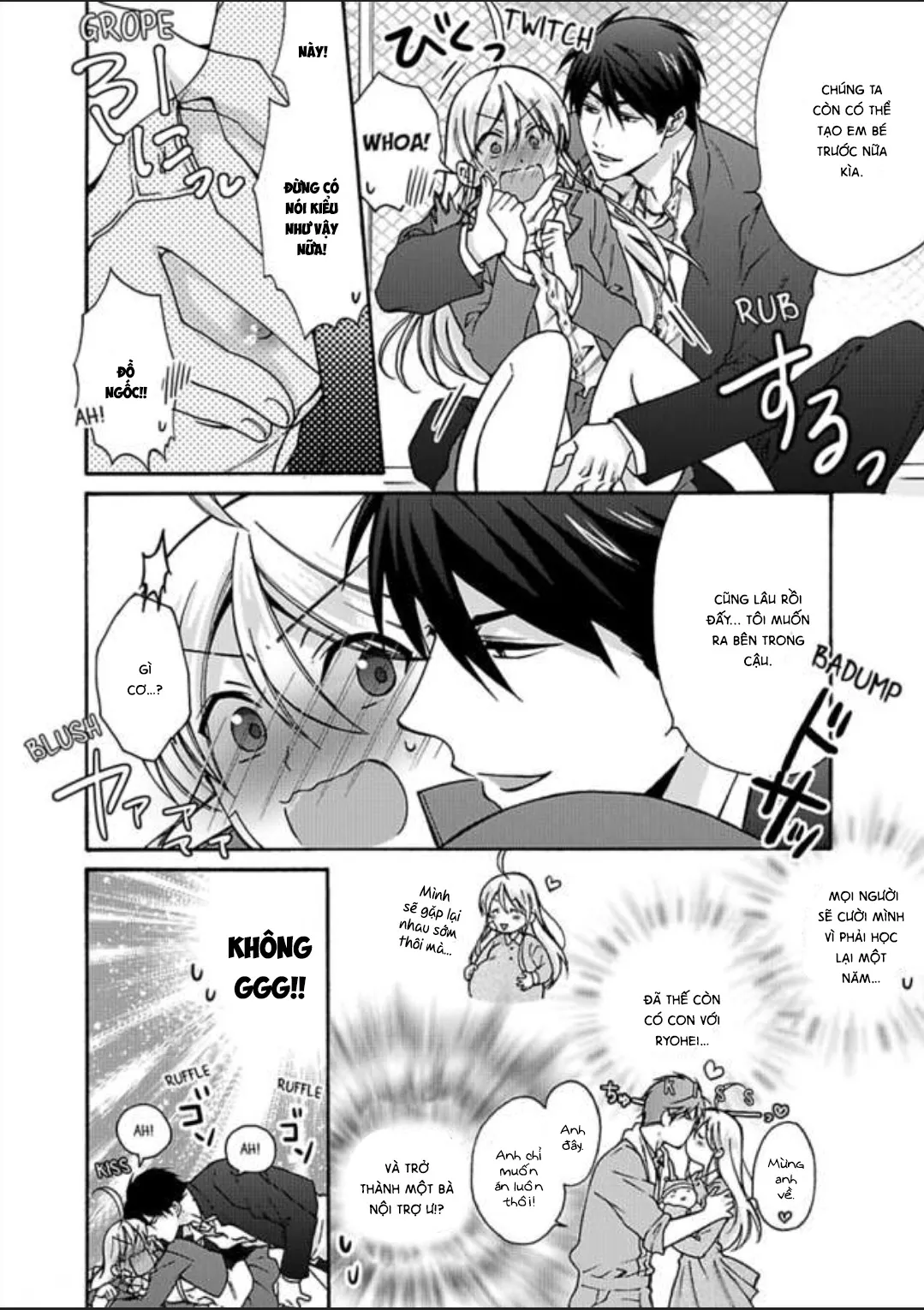 HentaiVN.net - Ảnh 18 - Nyotaika Yankee Gakuen [Ore no Hajimete, Nerawaretemasu.; Nyotaika Yankee Gakuen ☆ Ore no Hajimete, Nerawaretemasu. Alternative : Genderbender Yankee School ☆] - Chap 17.1: Em cứ việc học, kiếm tiền thì để anh lo :))