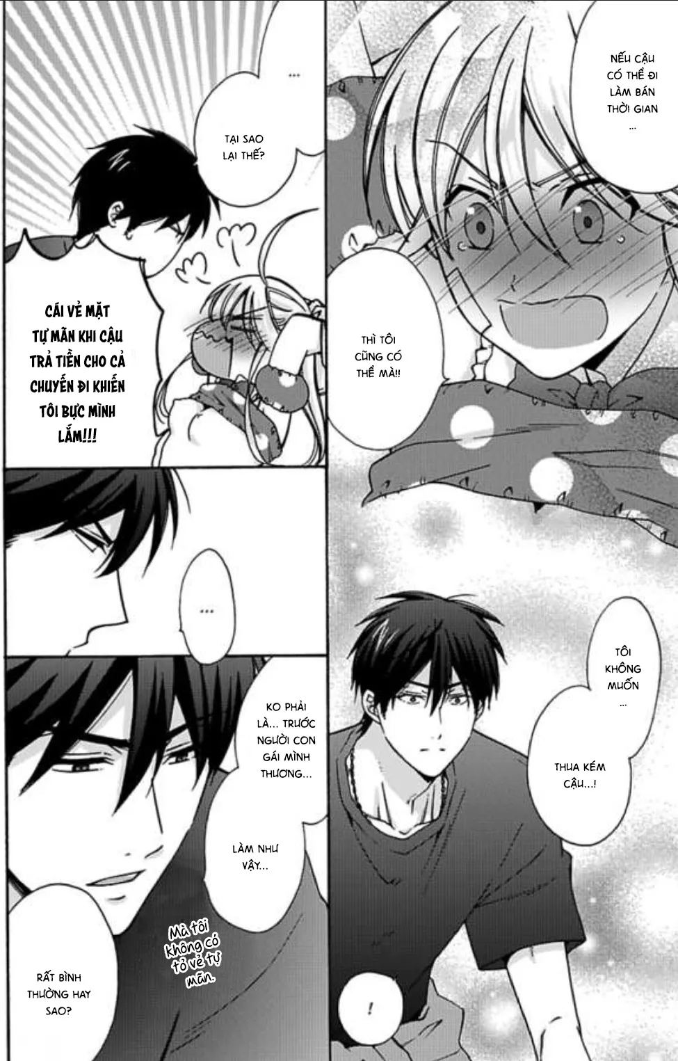 HentaiVN.net - Ảnh 3 - Nyotaika Yankee Gakuen [Ore no Hajimete, Nerawaretemasu.; Nyotaika Yankee Gakuen ☆ Ore no Hajimete, Nerawaretemasu. Alternative : Genderbender Yankee School ☆] - Chap 17.1: Em cứ việc học, kiếm tiền thì để anh lo :))