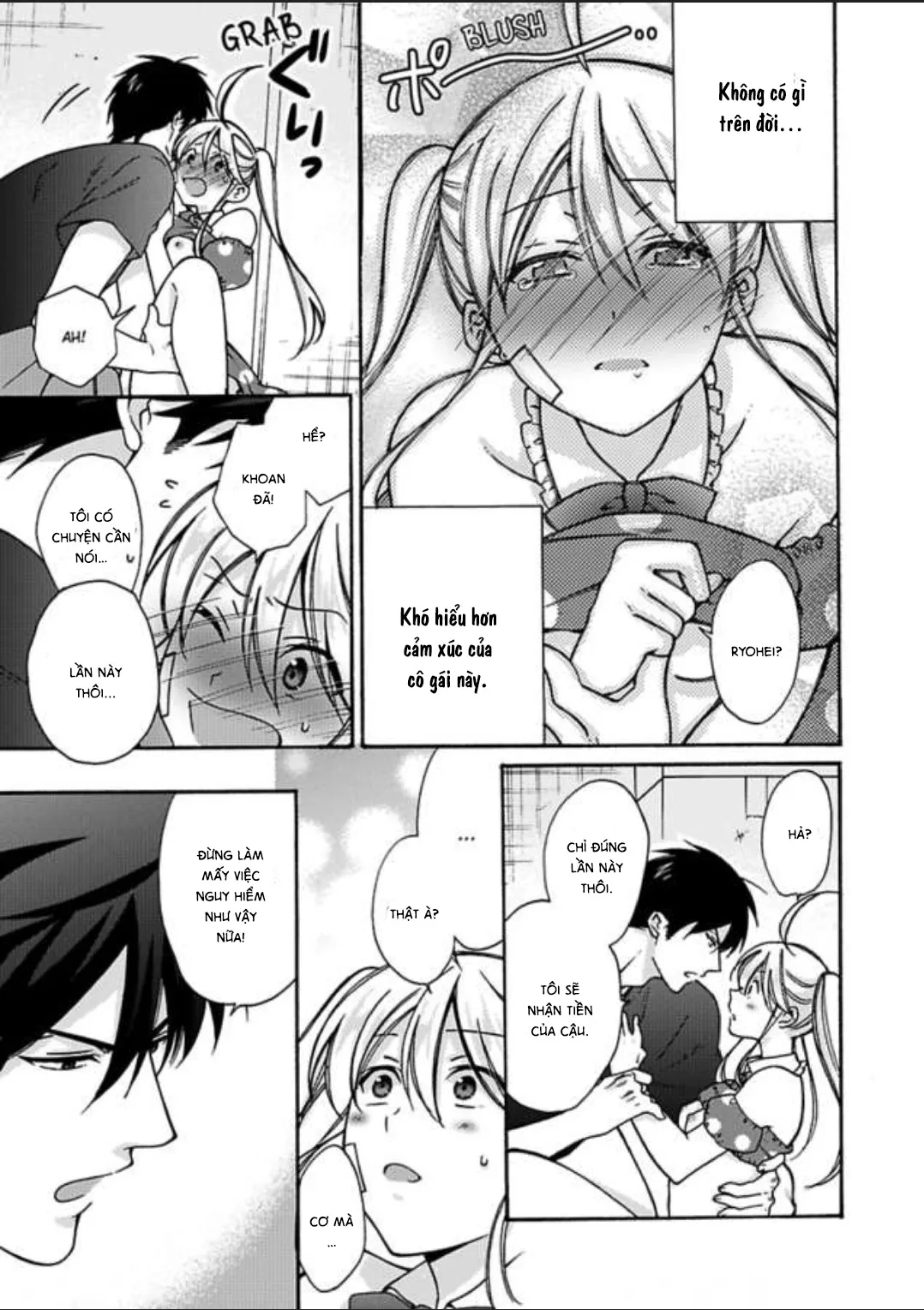 HentaiVN.net - Ảnh 6 - Nyotaika Yankee Gakuen [Ore no Hajimete, Nerawaretemasu.; Nyotaika Yankee Gakuen ☆ Ore no Hajimete, Nerawaretemasu. Alternative : Genderbender Yankee School ☆] - Chap 17.1: Em cứ việc học, kiếm tiền thì để anh lo :))