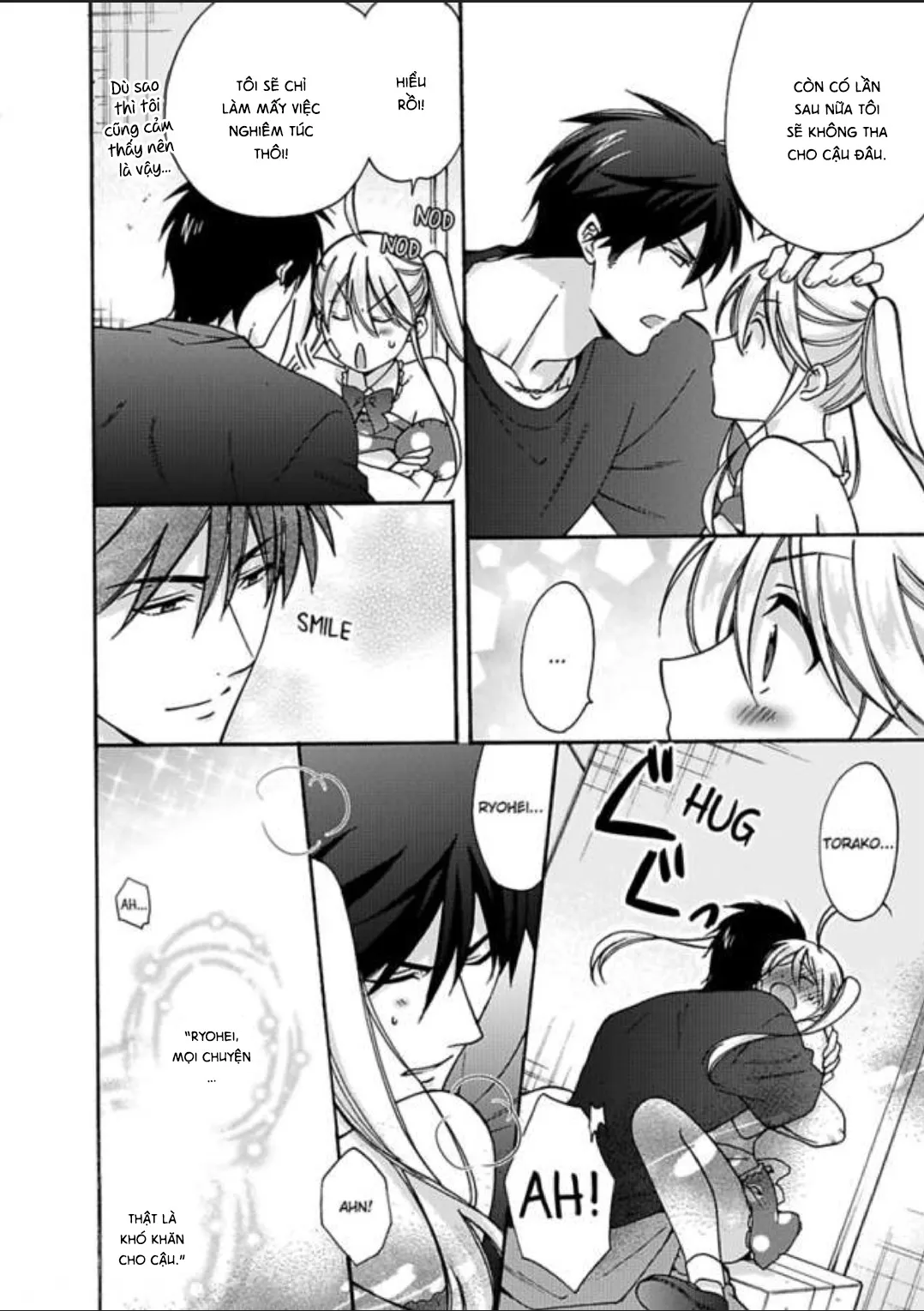 HentaiVN.net - Ảnh 7 - Nyotaika Yankee Gakuen [Ore no Hajimete, Nerawaretemasu.; Nyotaika Yankee Gakuen ☆ Ore no Hajimete, Nerawaretemasu. Alternative : Genderbender Yankee School ☆] - Chap 17.1: Em cứ việc học, kiếm tiền thì để anh lo :))
