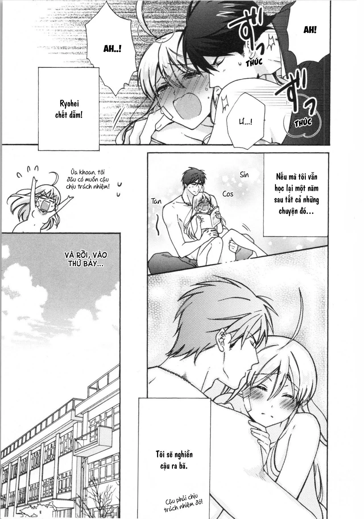 HentaiVN.net - Ảnh 11 - Nyotaika Yankee Gakuen [Ore no Hajimete, Nerawaretemasu.; Nyotaika Yankee Gakuen ☆ Ore no Hajimete, Nerawaretemasu. Alternative : Genderbender Yankee School ☆] - Chap 17.2: Như này sao học được!?