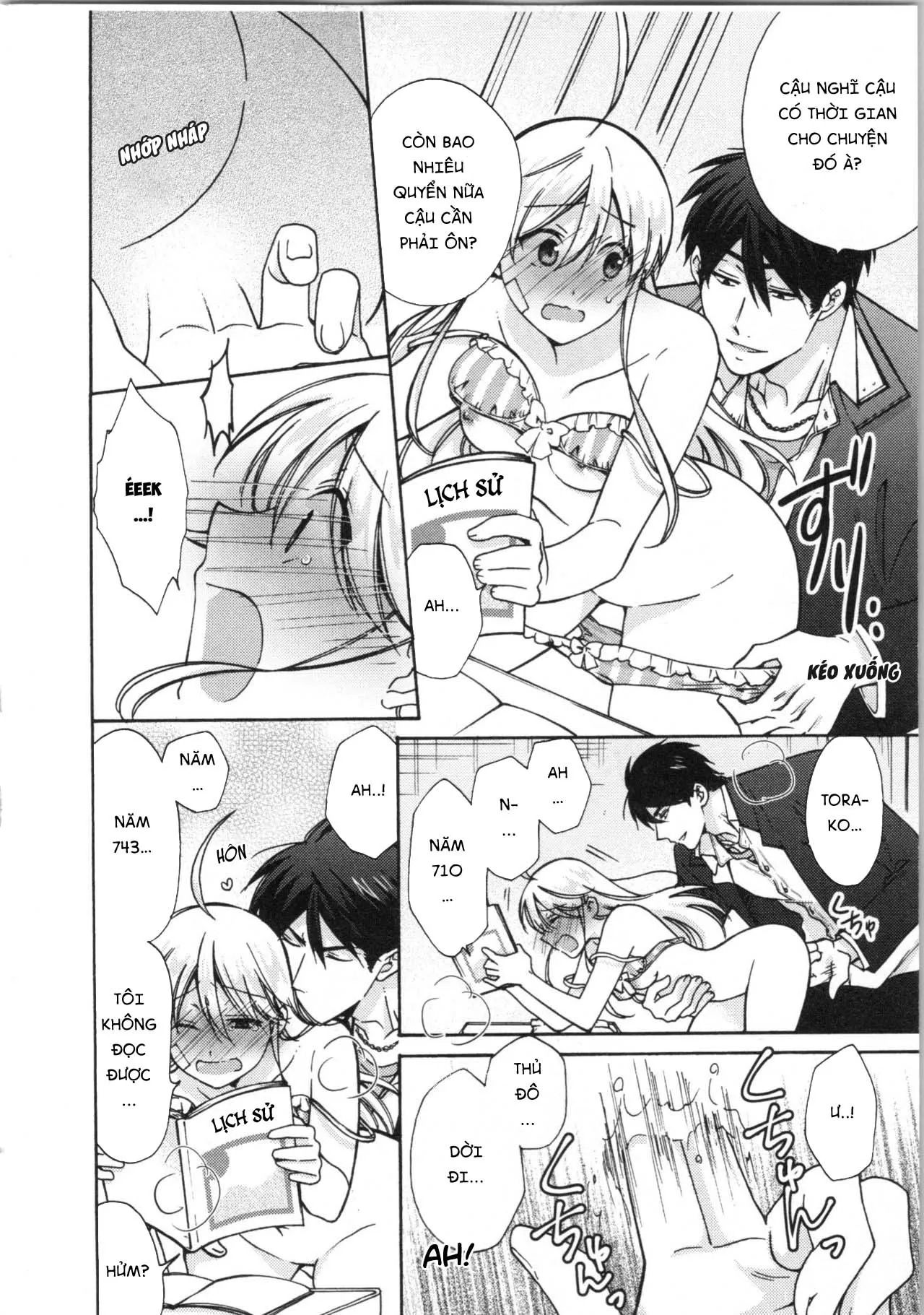 HentaiVN.net - Ảnh 8 - Nyotaika Yankee Gakuen [Ore no Hajimete, Nerawaretemasu.; Nyotaika Yankee Gakuen ☆ Ore no Hajimete, Nerawaretemasu. Alternative : Genderbender Yankee School ☆] - Chap 17.2: Như này sao học được!?