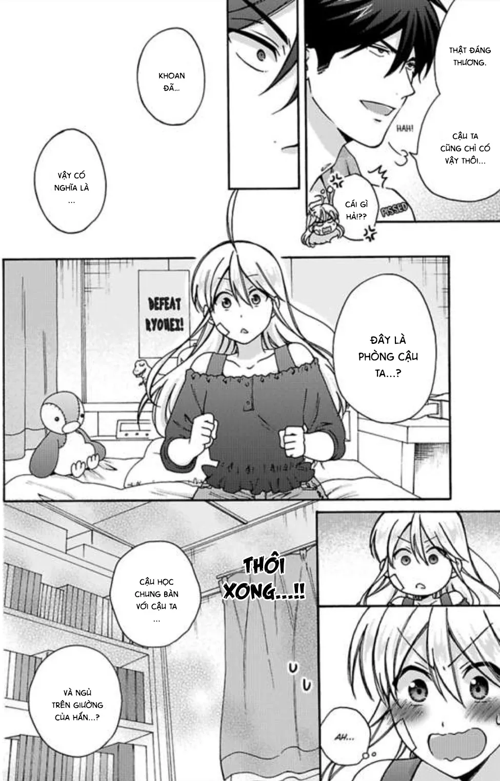 HentaiVN.net - Ảnh 12 - Nyotaika Yankee Gakuen [Ore no Hajimete, Nerawaretemasu.; Nyotaika Yankee Gakuen ☆ Ore no Hajimete, Nerawaretemasu. Alternative : Genderbender Yankee School ☆] - Chap 18: Khi hai ta về một nhà...