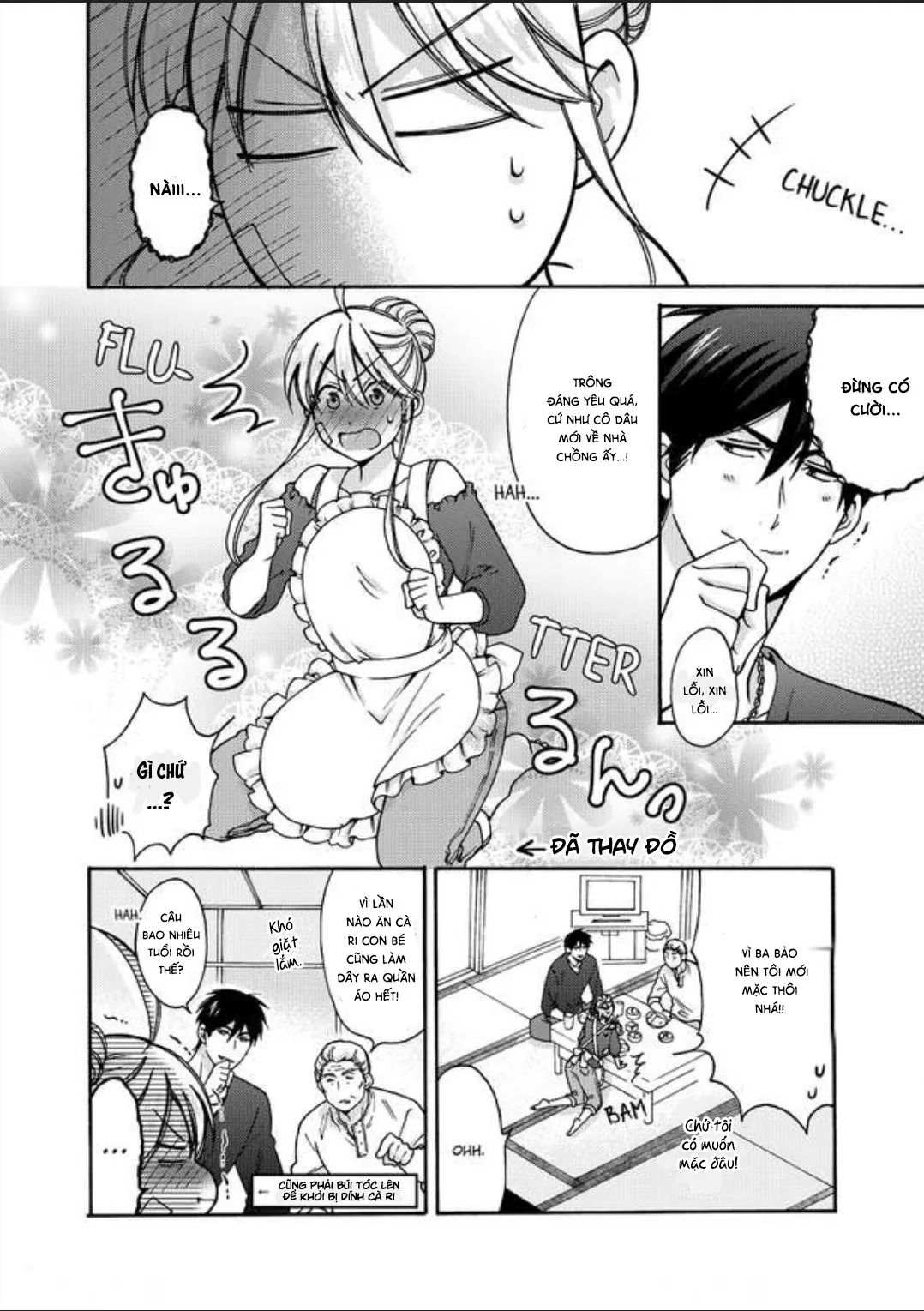 HentaiVN.net - Ảnh 4 - Nyotaika Yankee Gakuen [Ore no Hajimete, Nerawaretemasu.; Nyotaika Yankee Gakuen ☆ Ore no Hajimete, Nerawaretemasu. Alternative : Genderbender Yankee School ☆] - Chap 18: Khi hai ta về một nhà...