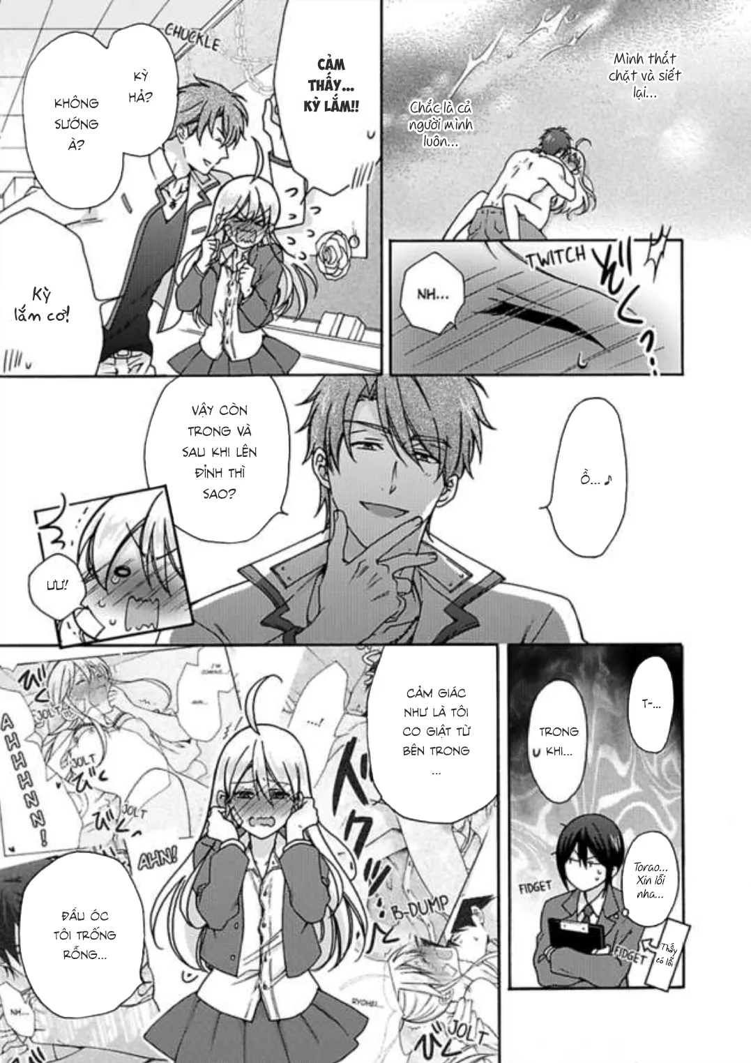 HentaiVN.net - Ảnh 11 - Nyotaika Yankee Gakuen [Ore no Hajimete, Nerawaretemasu.; Nyotaika Yankee Gakuen ☆ Ore no Hajimete, Nerawaretemasu. Alternative : Genderbender Yankee School ☆] - Chap 21: Chỉ cần không buông tay là được!
