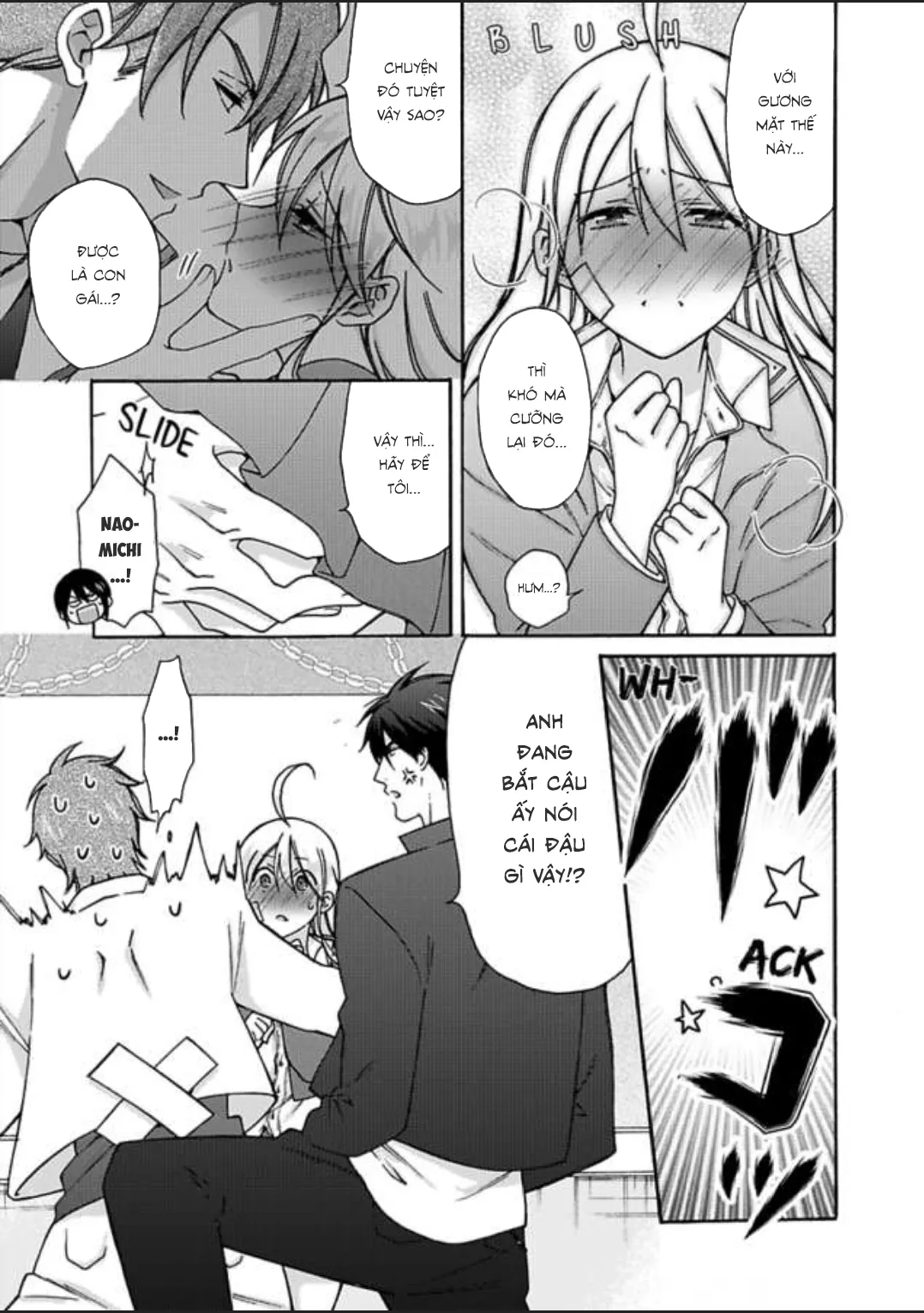 HentaiVN.net - Ảnh 13 - Nyotaika Yankee Gakuen [Ore no Hajimete, Nerawaretemasu.; Nyotaika Yankee Gakuen ☆ Ore no Hajimete, Nerawaretemasu. Alternative : Genderbender Yankee School ☆] - Chap 21: Chỉ cần không buông tay là được!