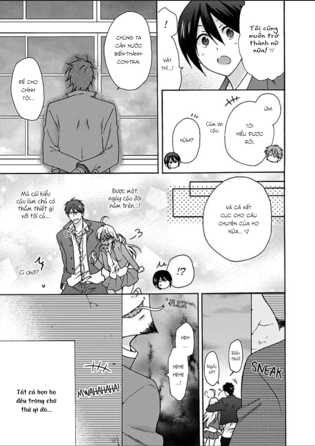 HentaiVN.net - Ảnh 25 - Nyotaika Yankee Gakuen [Ore no Hajimete, Nerawaretemasu.; Nyotaika Yankee Gakuen ☆ Ore no Hajimete, Nerawaretemasu. Alternative : Genderbender Yankee School ☆] - Chap 21: Chỉ cần không buông tay là được!