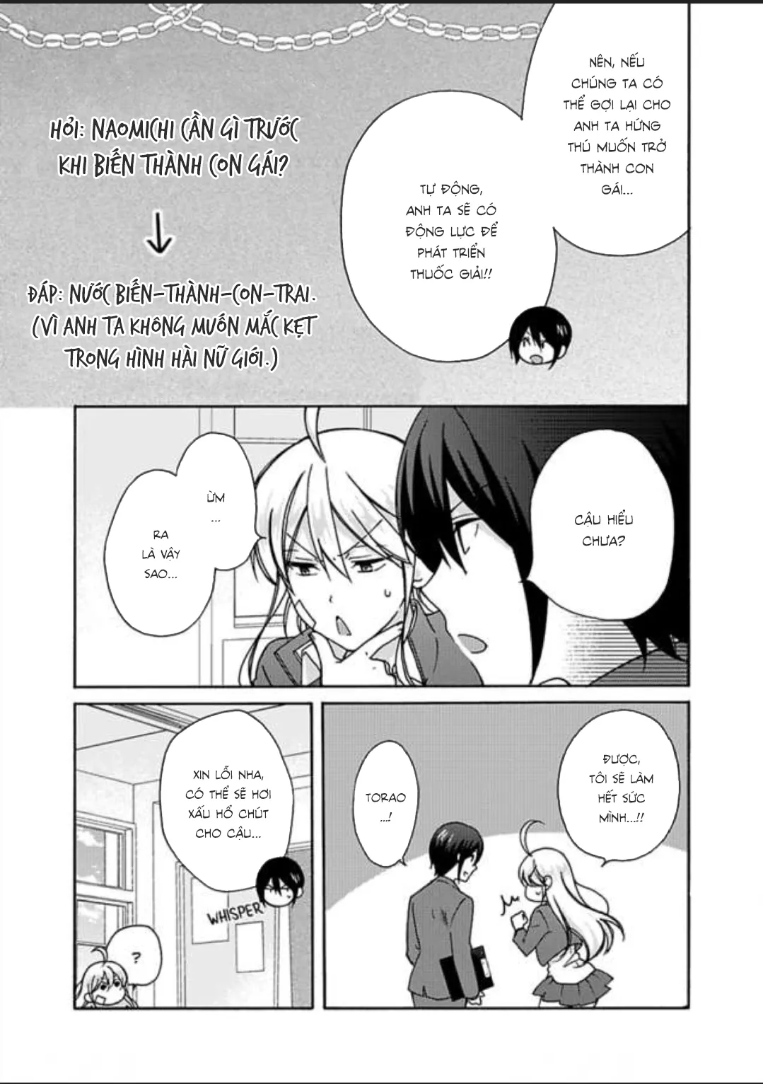 HentaiVN.net - Ảnh 7 - Nyotaika Yankee Gakuen [Ore no Hajimete, Nerawaretemasu.; Nyotaika Yankee Gakuen ☆ Ore no Hajimete, Nerawaretemasu. Alternative : Genderbender Yankee School ☆] - Chap 21: Chỉ cần không buông tay là được!