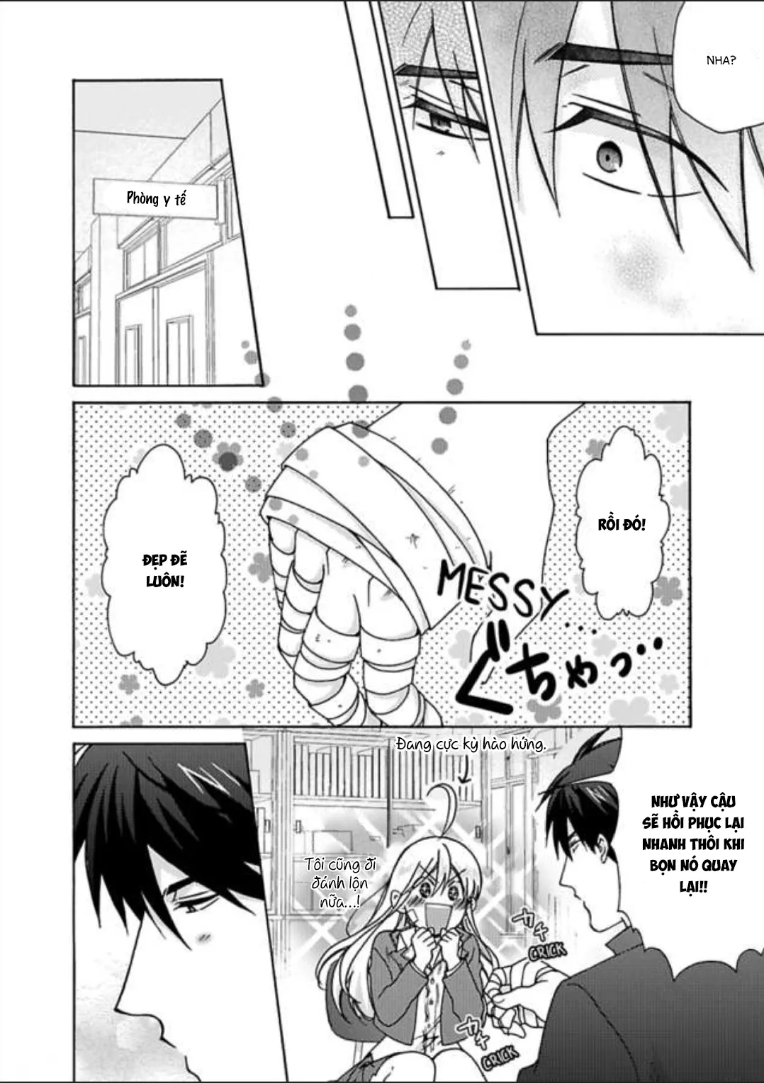 HentaiVN.net - Ảnh 16 - Nyotaika Yankee Gakuen [Ore no Hajimete, Nerawaretemasu.; Nyotaika Yankee Gakuen ☆ Ore no Hajimete, Nerawaretemasu. Alternative : Genderbender Yankee School ☆] - Chap 23: Đối thủ mới ?