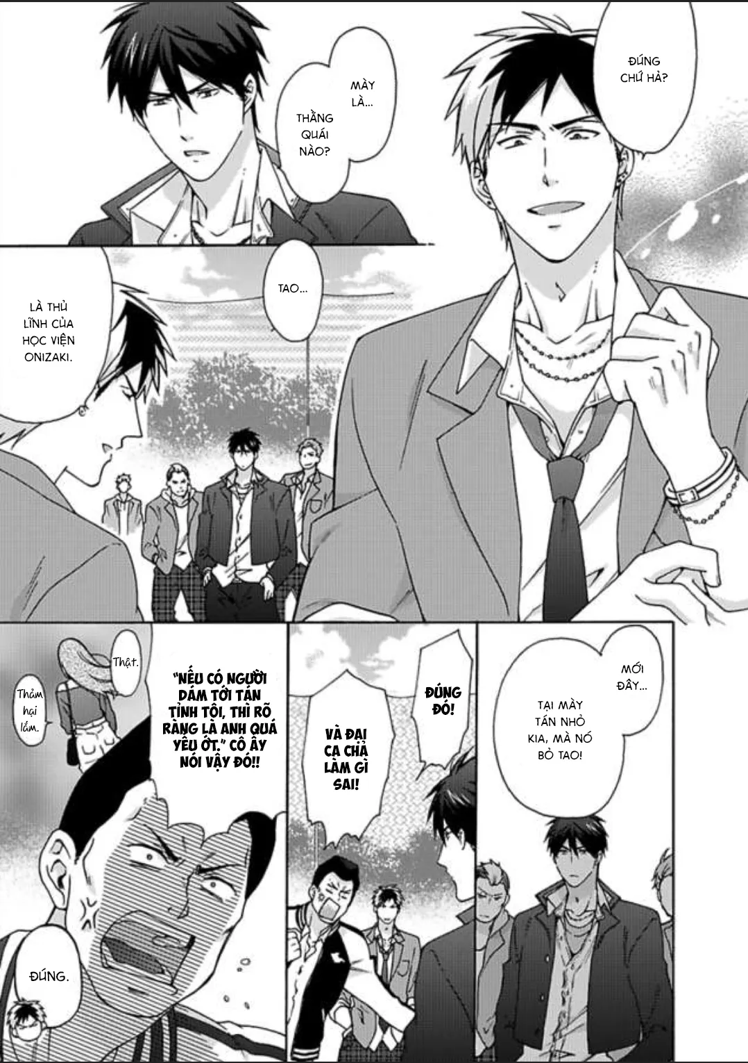 HentaiVN.net - Ảnh 3 - Nyotaika Yankee Gakuen [Ore no Hajimete, Nerawaretemasu.; Nyotaika Yankee Gakuen ☆ Ore no Hajimete, Nerawaretemasu. Alternative : Genderbender Yankee School ☆] - Chap 23: Đối thủ mới ?