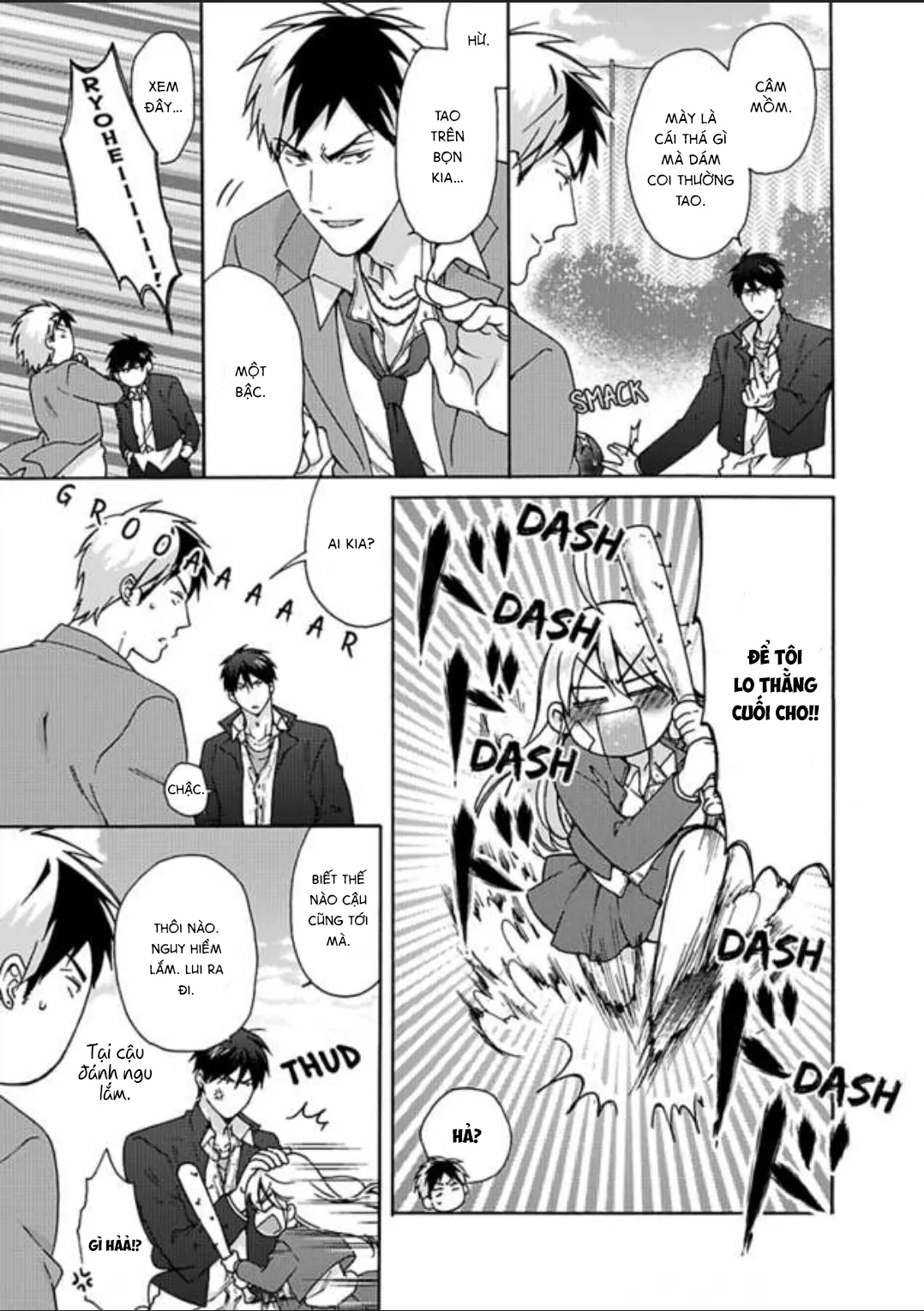 HentaiVN.net - Ảnh 7 - Nyotaika Yankee Gakuen [Ore no Hajimete, Nerawaretemasu.; Nyotaika Yankee Gakuen ☆ Ore no Hajimete, Nerawaretemasu. Alternative : Genderbender Yankee School ☆] - Chap 23: Đối thủ mới ?