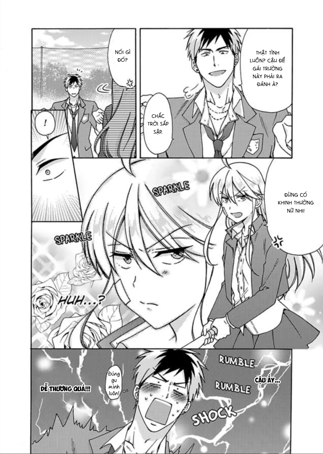 HentaiVN.net - Ảnh 8 - Nyotaika Yankee Gakuen [Ore no Hajimete, Nerawaretemasu.; Nyotaika Yankee Gakuen ☆ Ore no Hajimete, Nerawaretemasu. Alternative : Genderbender Yankee School ☆] - Chap 23: Đối thủ mới ?