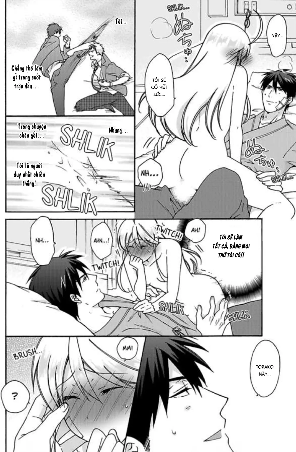 HentaiVN.net - Ảnh 24 - Nyotaika Yankee Gakuen [Ore no Hajimete, Nerawaretemasu.; Nyotaika Yankee Gakuen ☆ Ore no Hajimete, Nerawaretemasu. Alternative : Genderbender Yankee School ☆] - Chap 26: Bù đắp