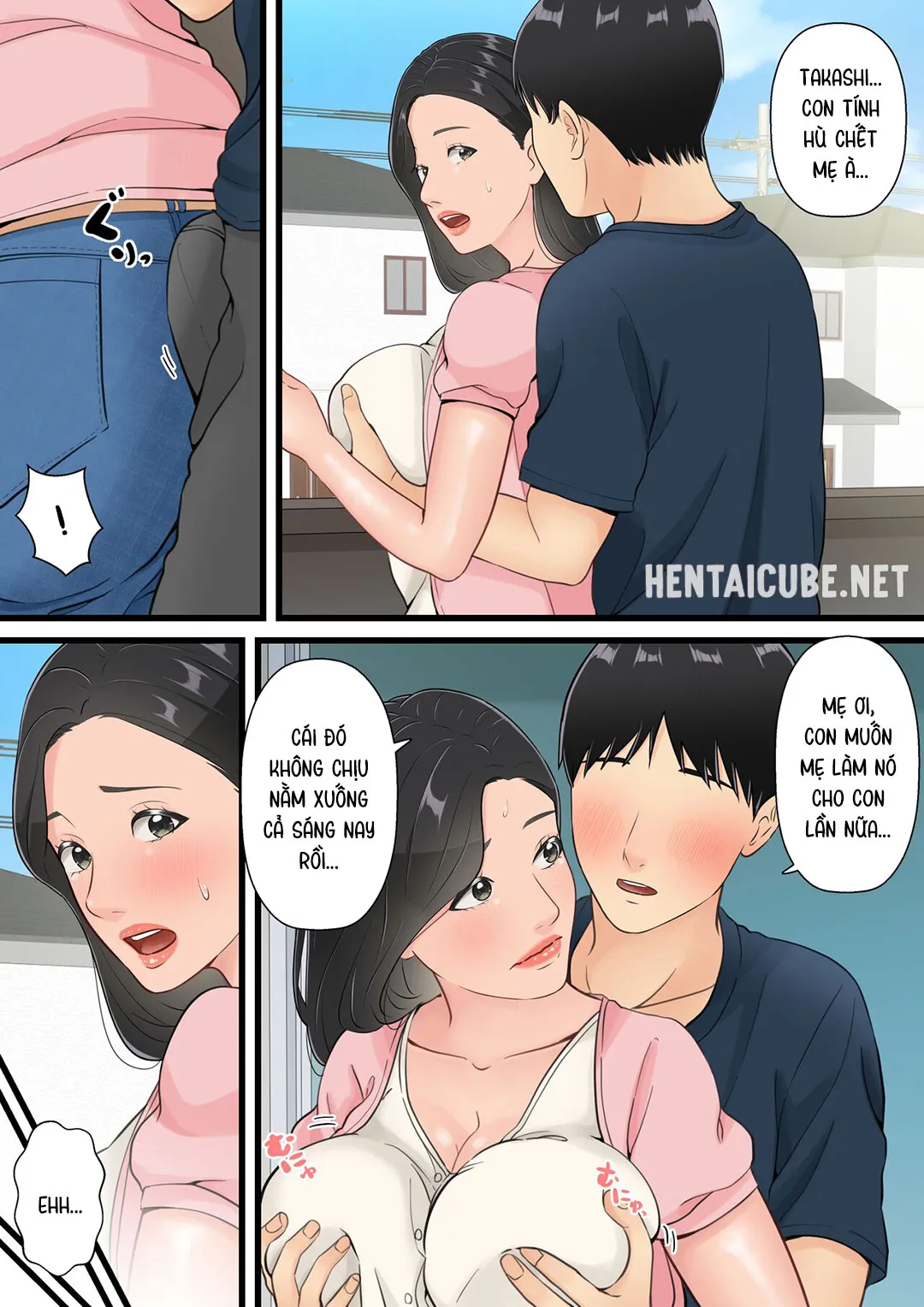 HentaiVN.net - Ảnh 28 - Người mẹ tốt chịu thua trước cu con trai [Matomo na Hahaoya ga Musuko no Chinpo ni Ochiru made; When a Good Mom Succumbs to Her Son's Cock] - Oneshot