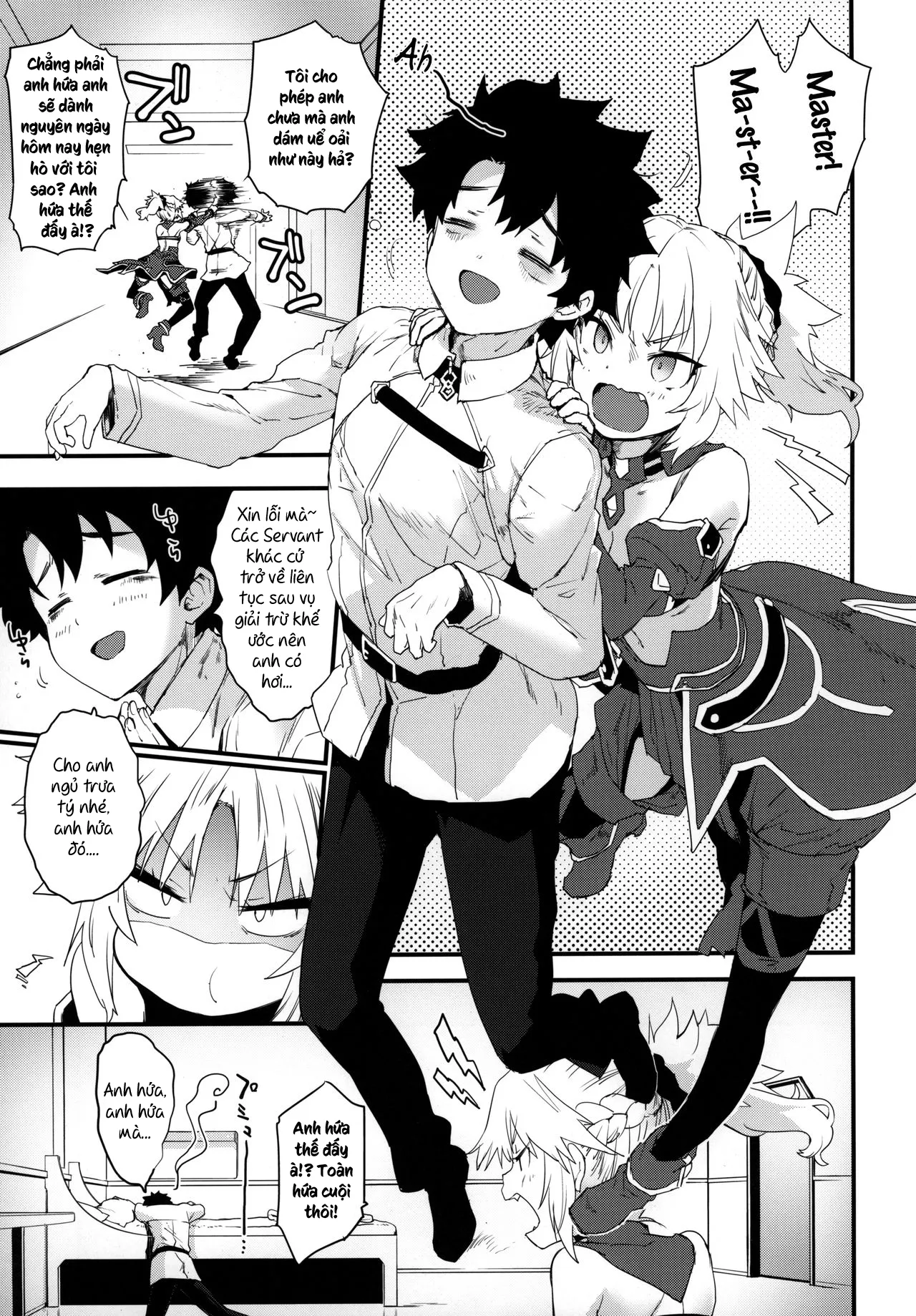 HentaiVN.net - Ảnh 3 - Tất cả là tại anh hết Master... [Master no Sei da zo...] - Oneshot