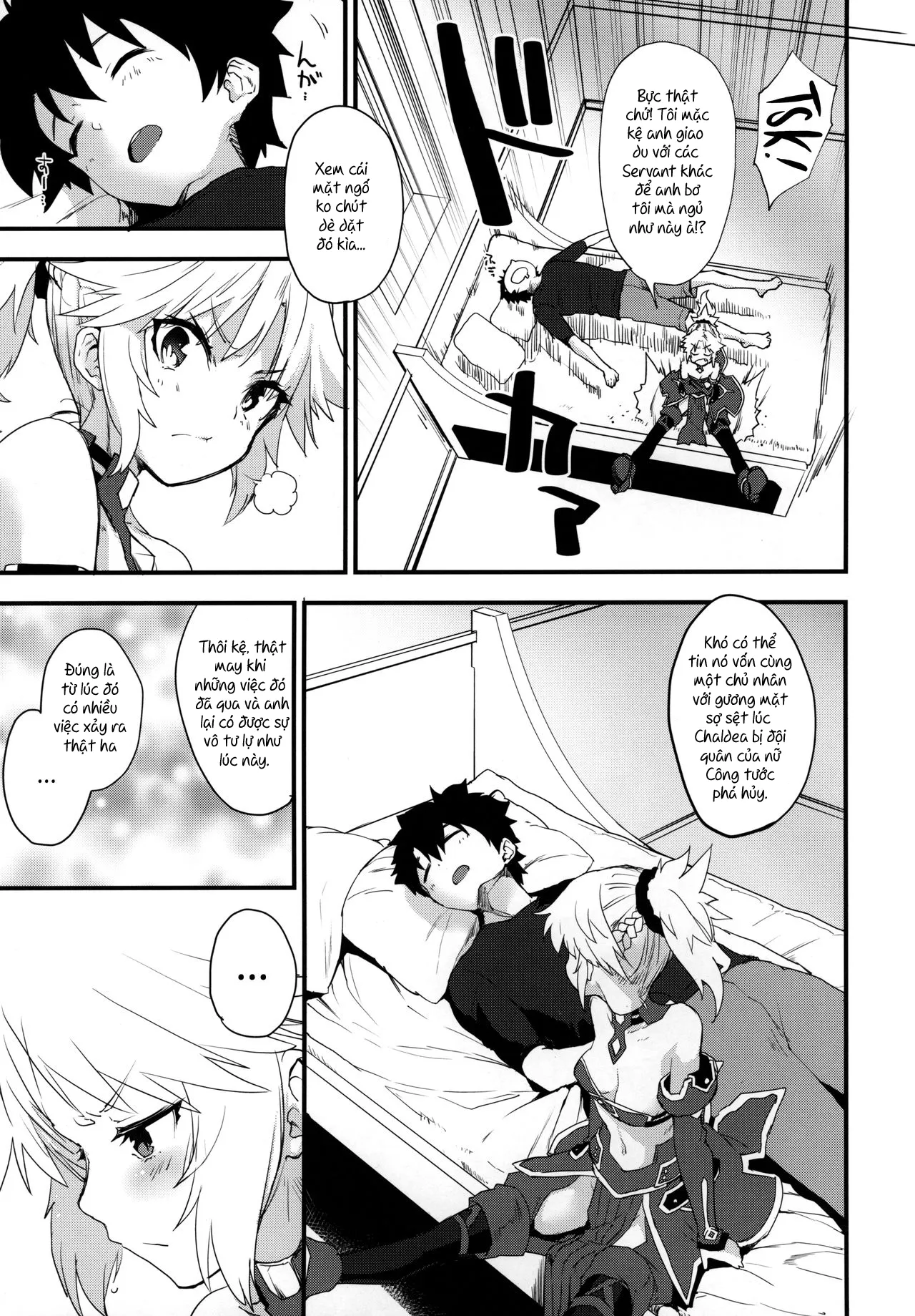 HentaiVN.net - Ảnh 5 - Tất cả là tại anh hết Master... [Master no Sei da zo...] - Oneshot