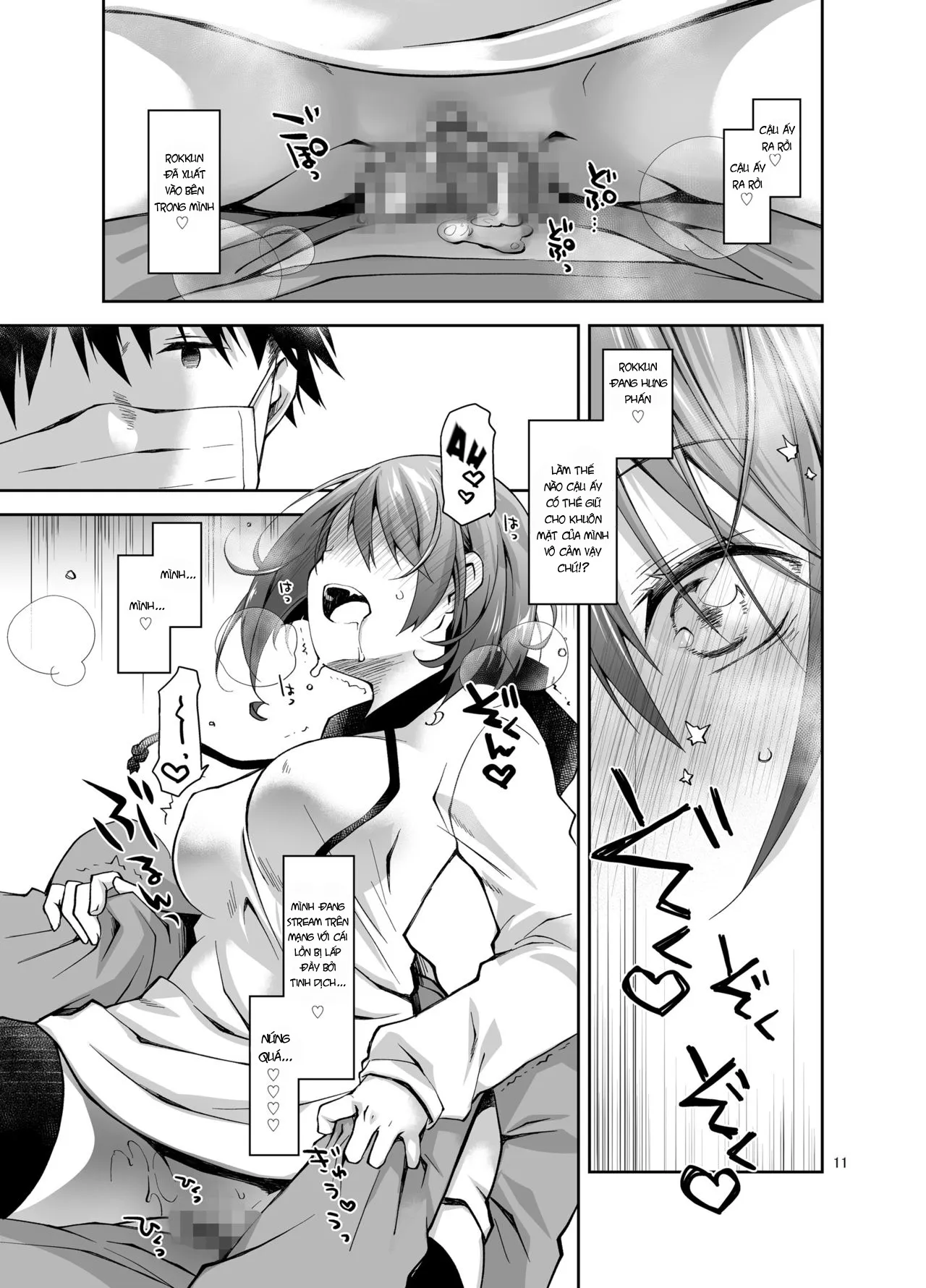 HentaiVN.net - Ảnh 10 - Nama de Haishin Yattemasu [ナマで配信ヤッてます] - Chap 1