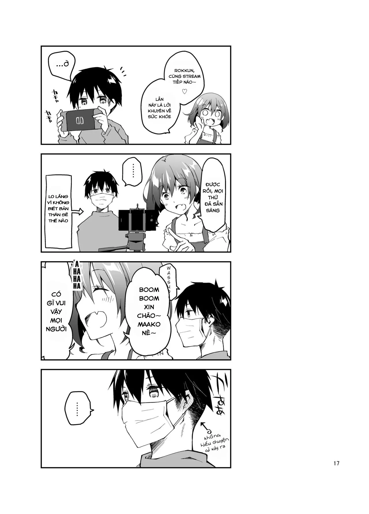 HentaiVN.net - Ảnh 16 - Nama de Haishin Yattemasu [ナマで配信ヤッてます] - Chap 1