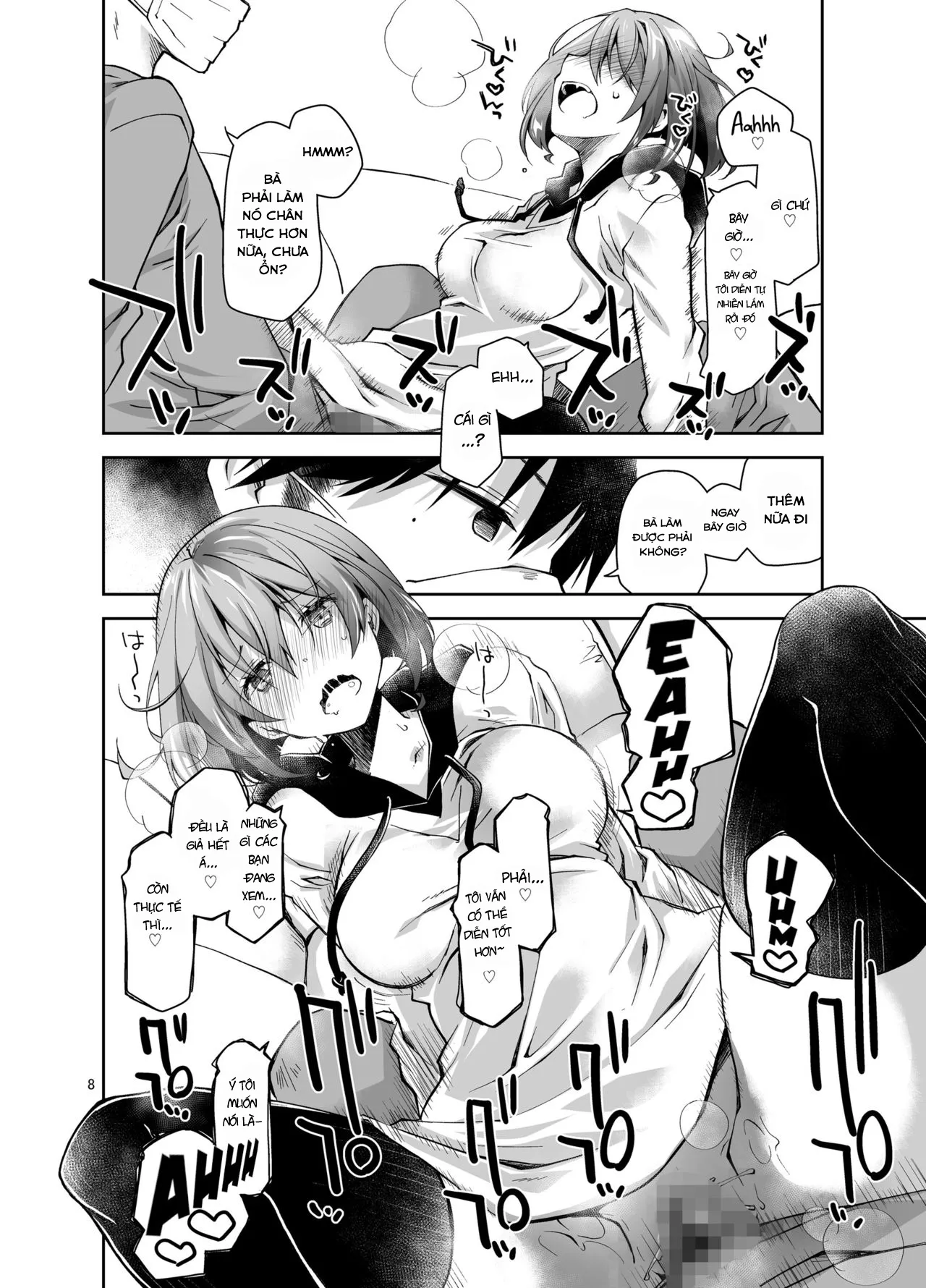HentaiVN.net - Ảnh 7 - Nama de Haishin Yattemasu [ナマで配信ヤッてます] - Chap 1