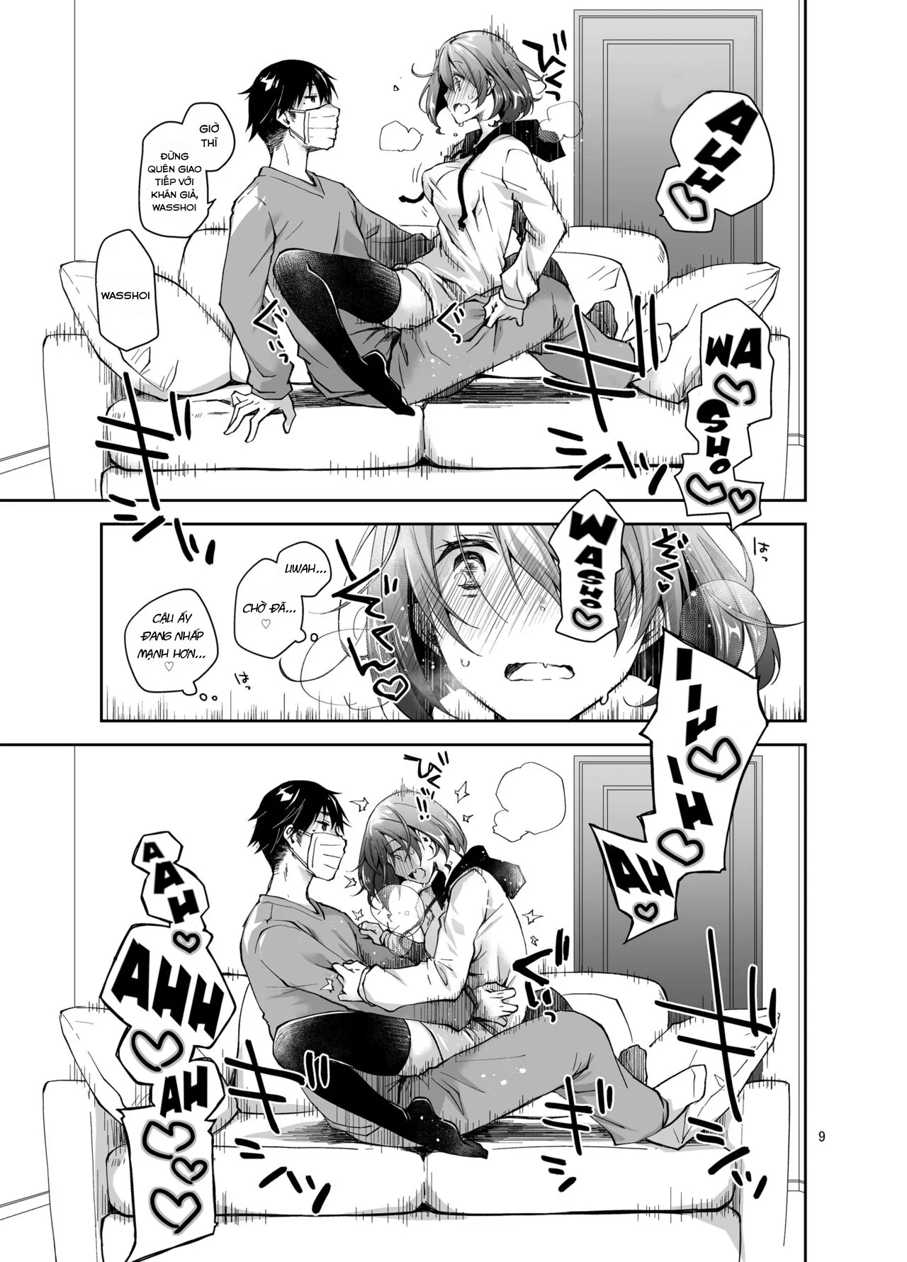 HentaiVN.net - Ảnh 8 - Nama de Haishin Yattemasu [ナマで配信ヤッてます] - Chap 1