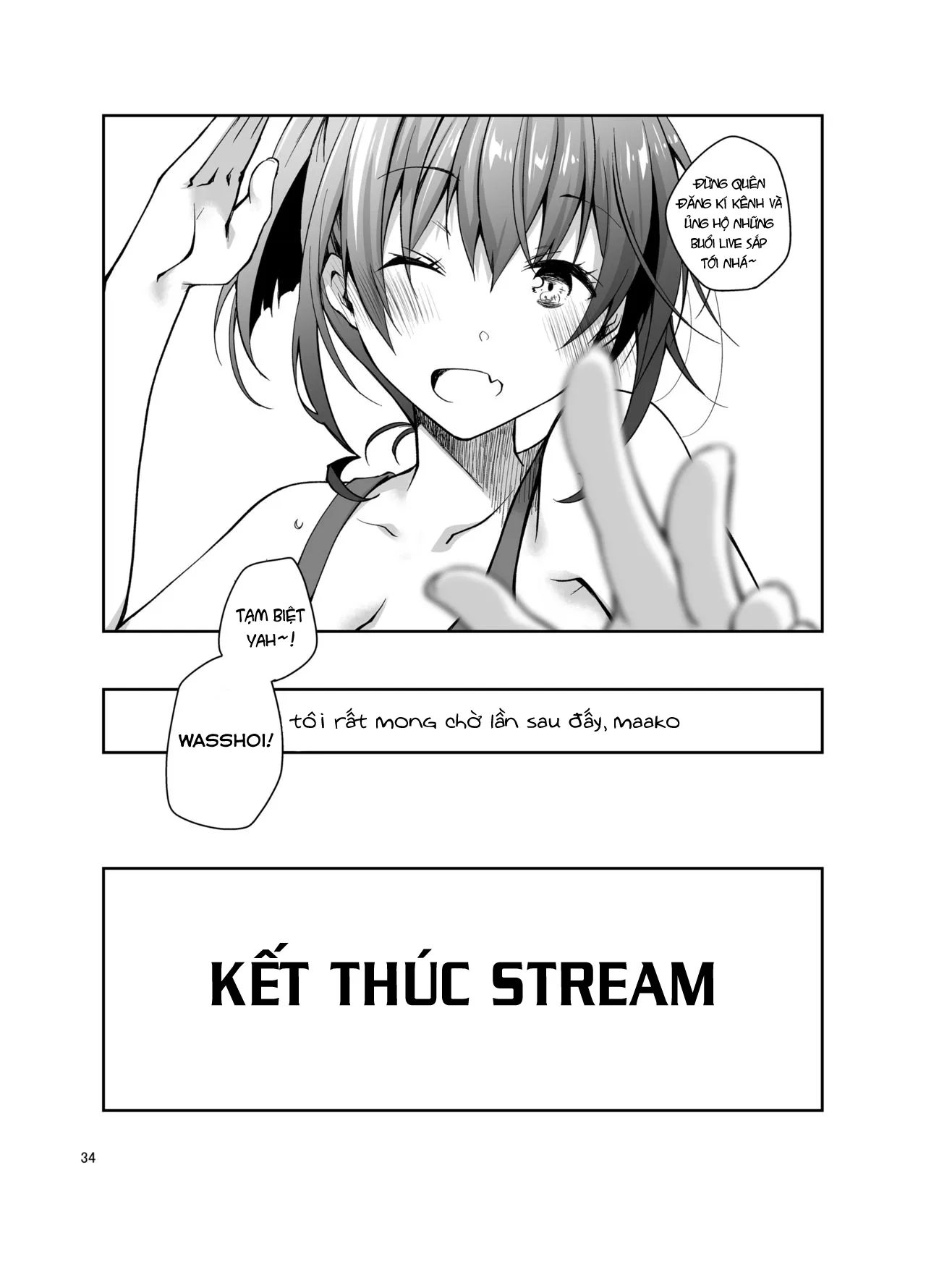 HentaiVN.net - Ảnh 16 - Nama de Haishin Yattemasu [ナマで配信ヤッてます] - Chap 2
