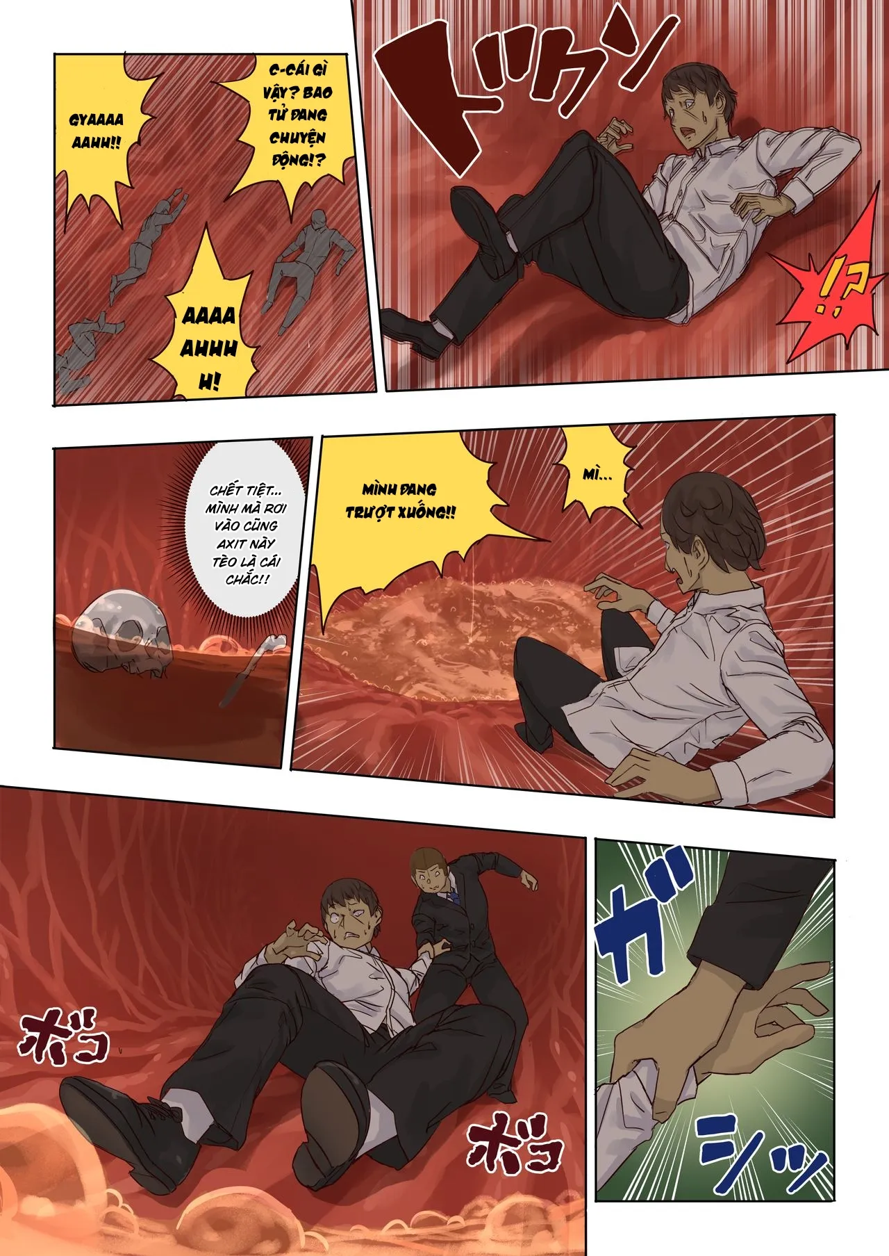 HentaiVN.net - Ảnh 12 - Tiết mục tàn sát người của bé Fondue [残酷巨大娘フォンデュちゃんのえっちな虐殺] - Chap 2