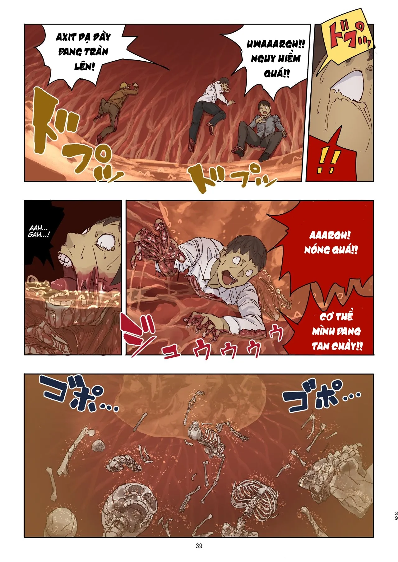 HentaiVN.net - Ảnh 15 - Tiết mục tàn sát người của bé Fondue [残酷巨大娘フォンデュちゃんのえっちな虐殺] - Chap 2