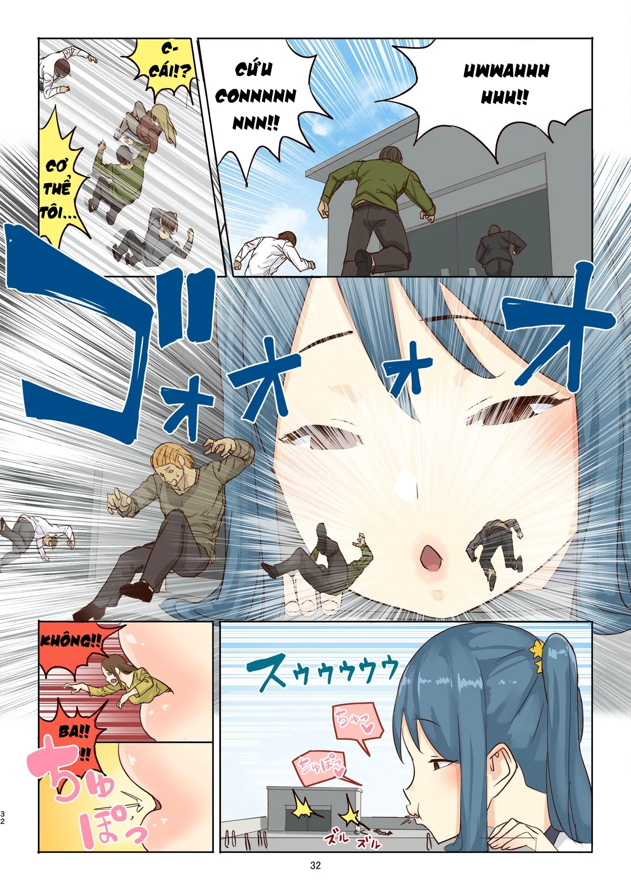 HentaiVN.net - Ảnh 8 - Tiết mục tàn sát người của bé Fondue [残酷巨大娘フォンデュちゃんのえっちな虐殺] - Chap 2