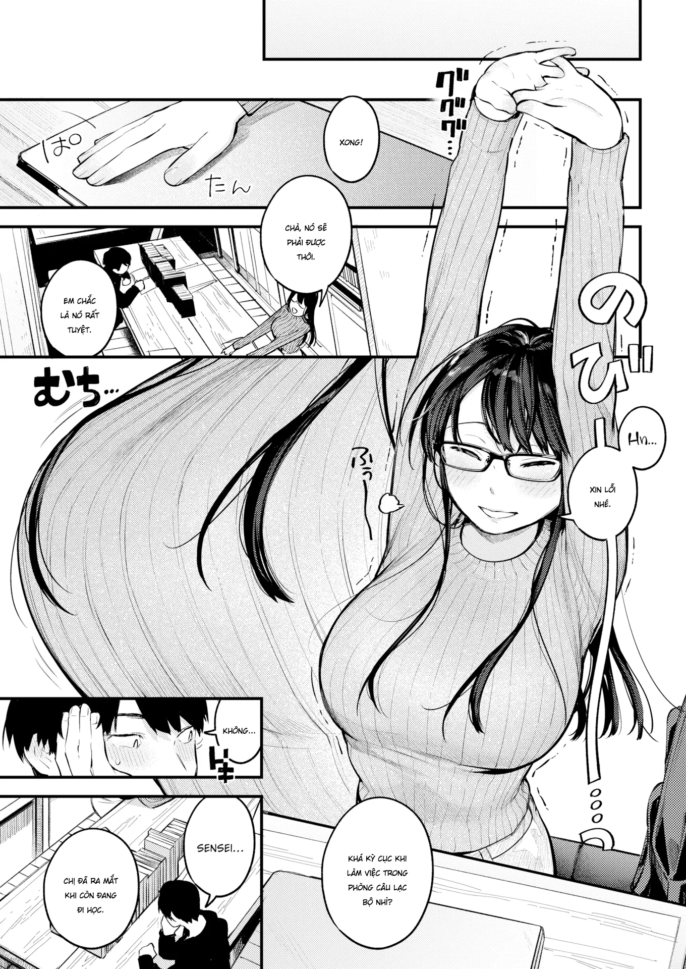 HentaiVN.net - Ảnh 8 - sensei senpai - Chap 1